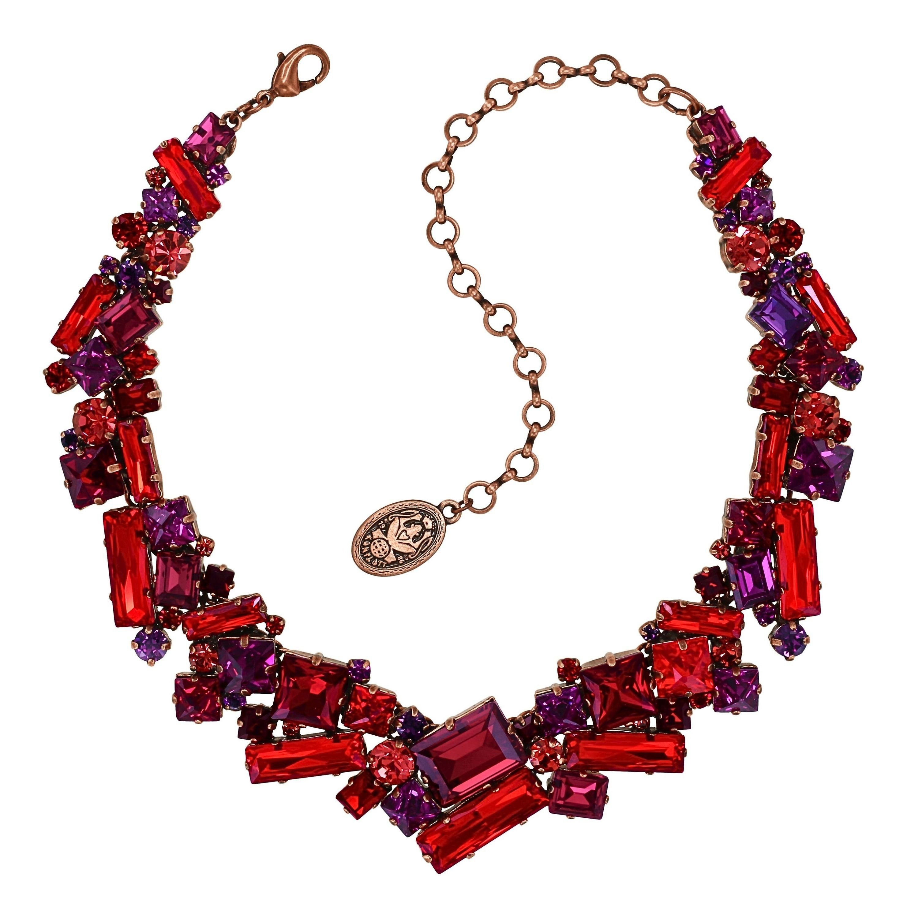 KONPLOTT / Necklace collier Straight to Las Vegas Red