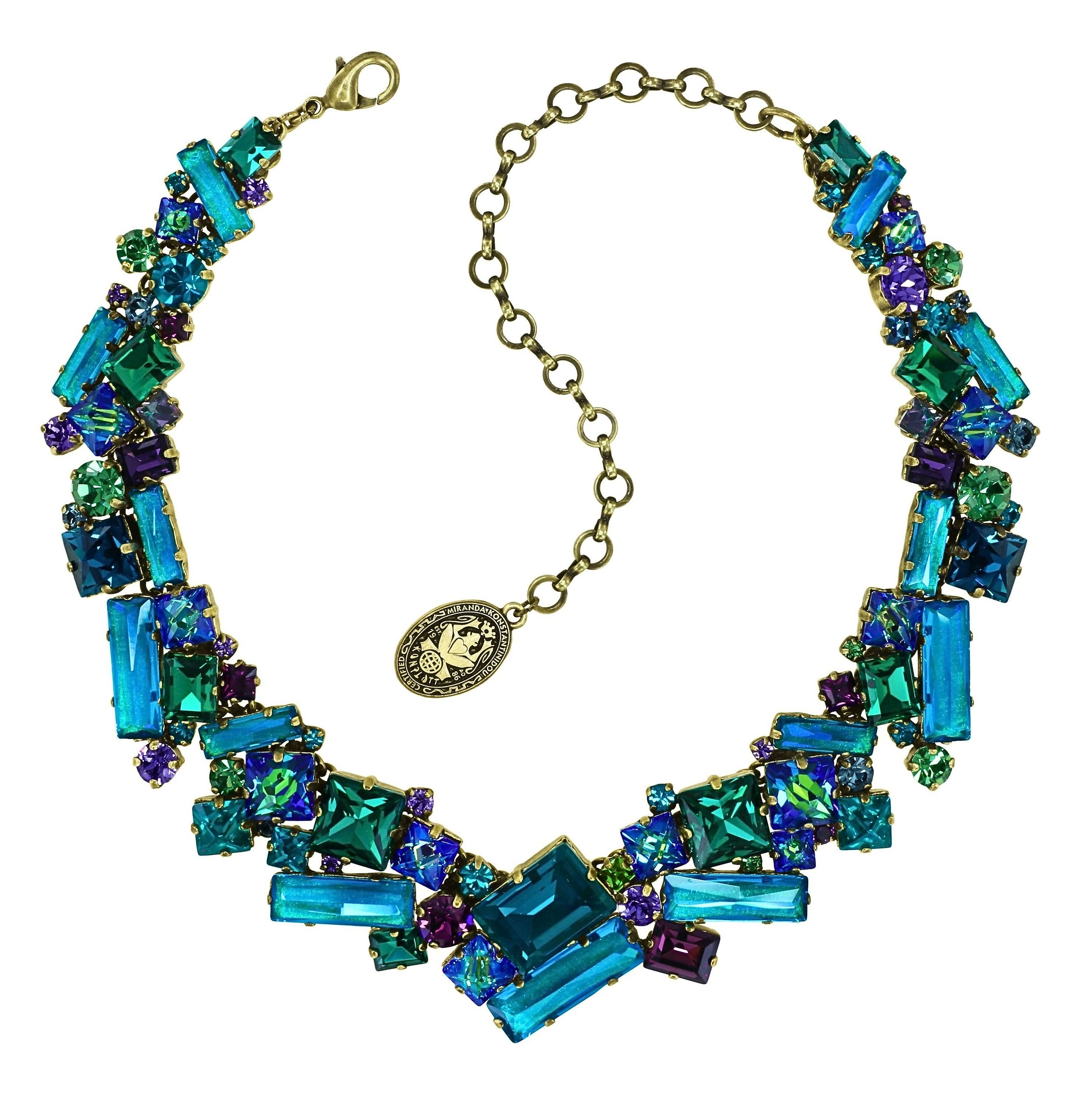 image for Necklace collier Straight to Las Vegas Green  