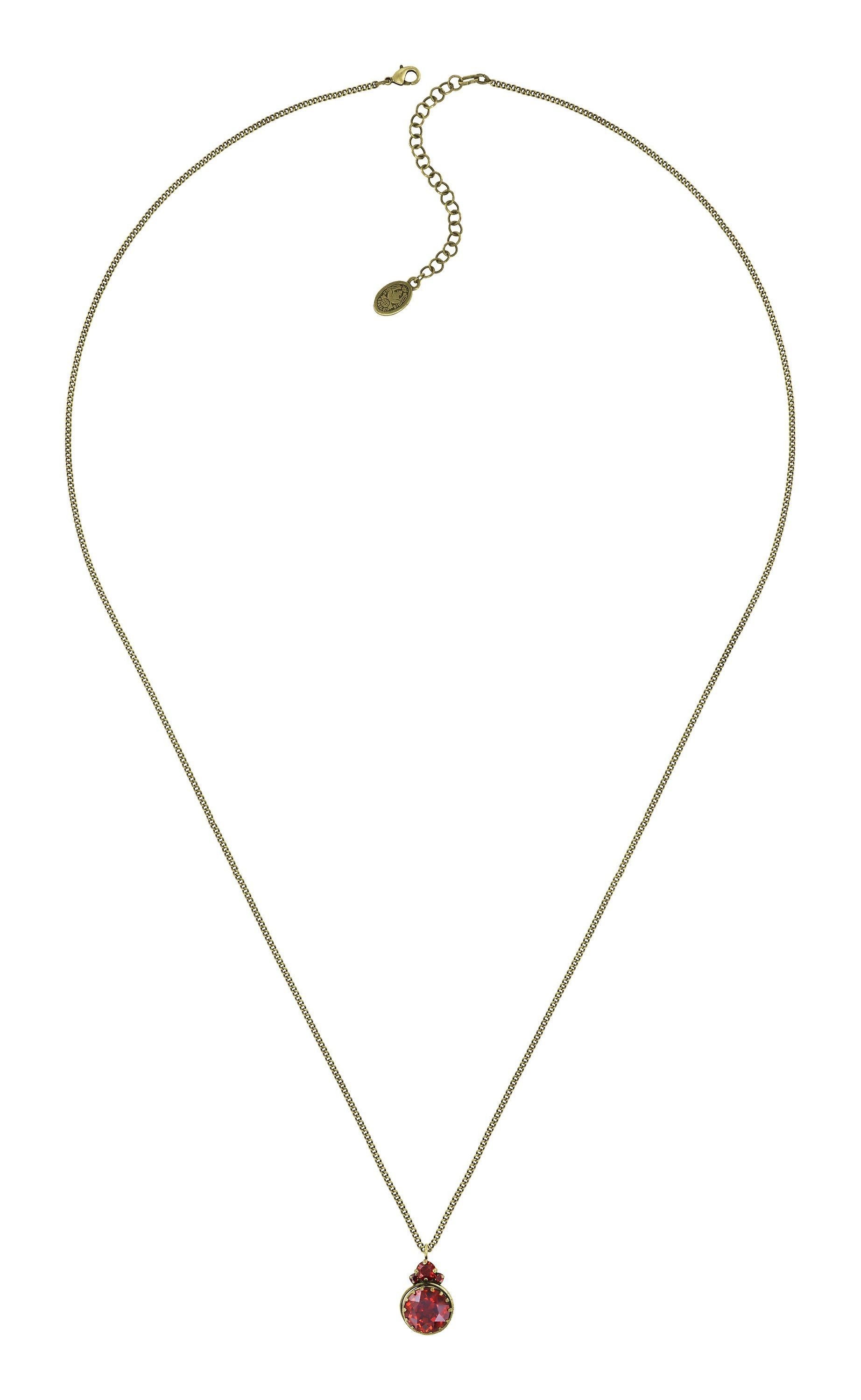 Bild für Halskette hängend (lang) Boho Twist Rot Kristall Rote Magma 