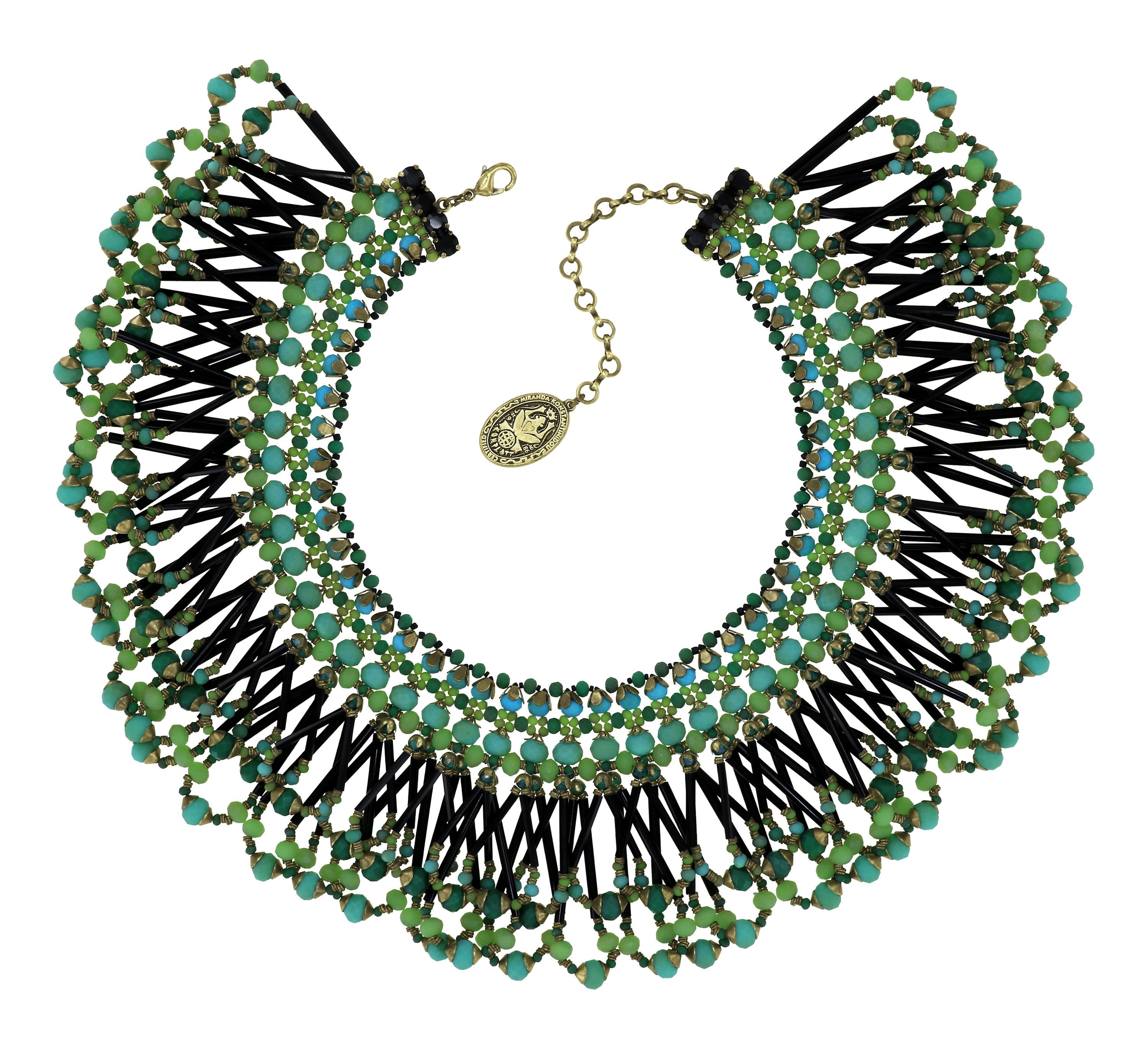 image pour Collier ras-de-cou Beat of the Beads Vert  