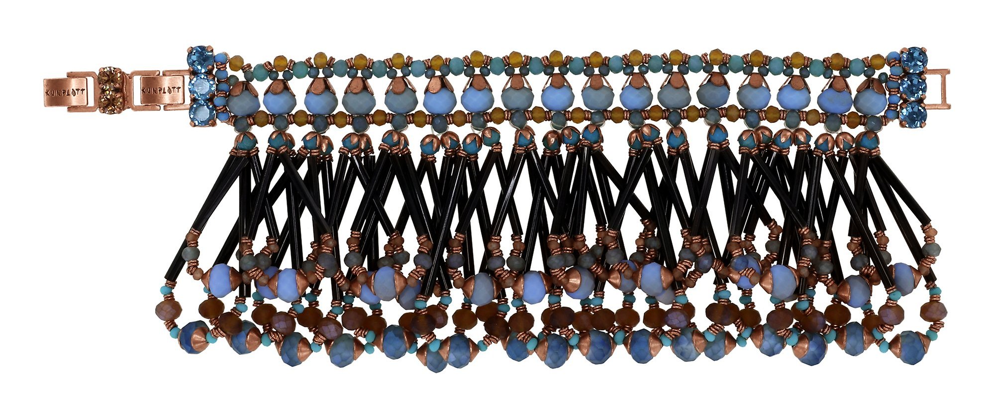 Bild für Armband Beat of the Beads Blau / Braun  