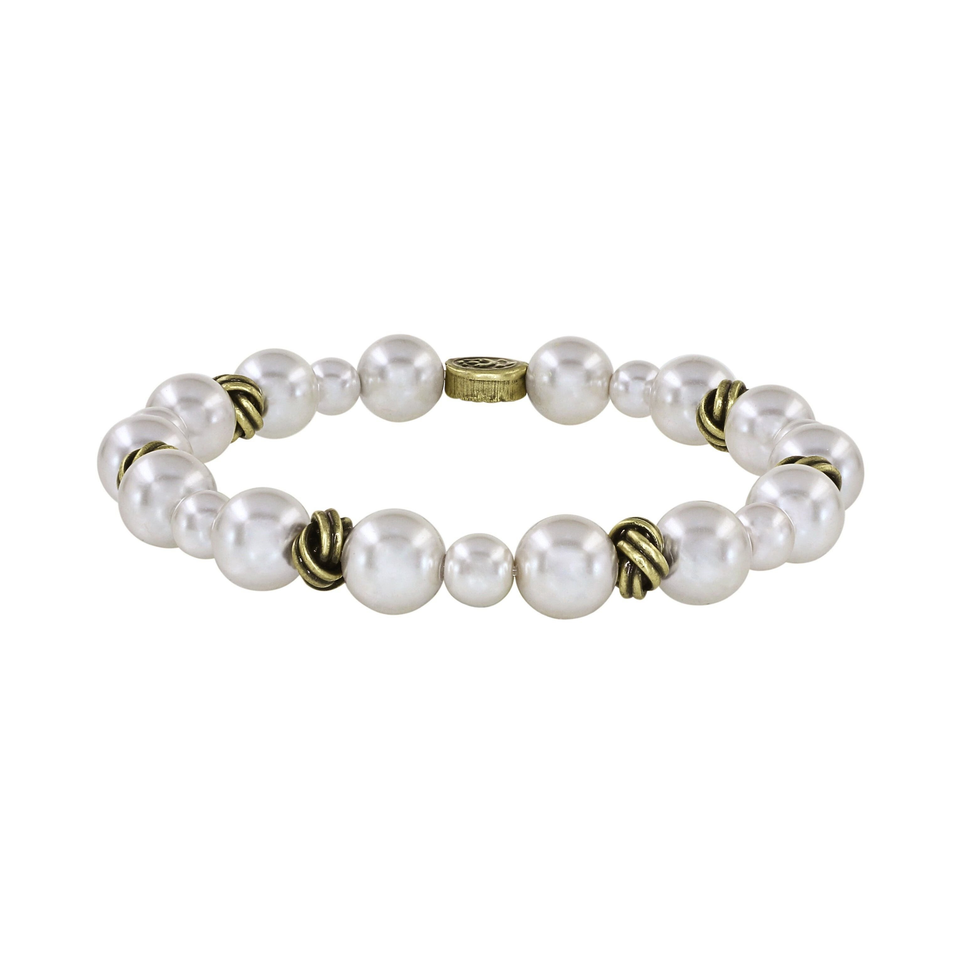 image for Bracelet Elastic La Comtesse II White  