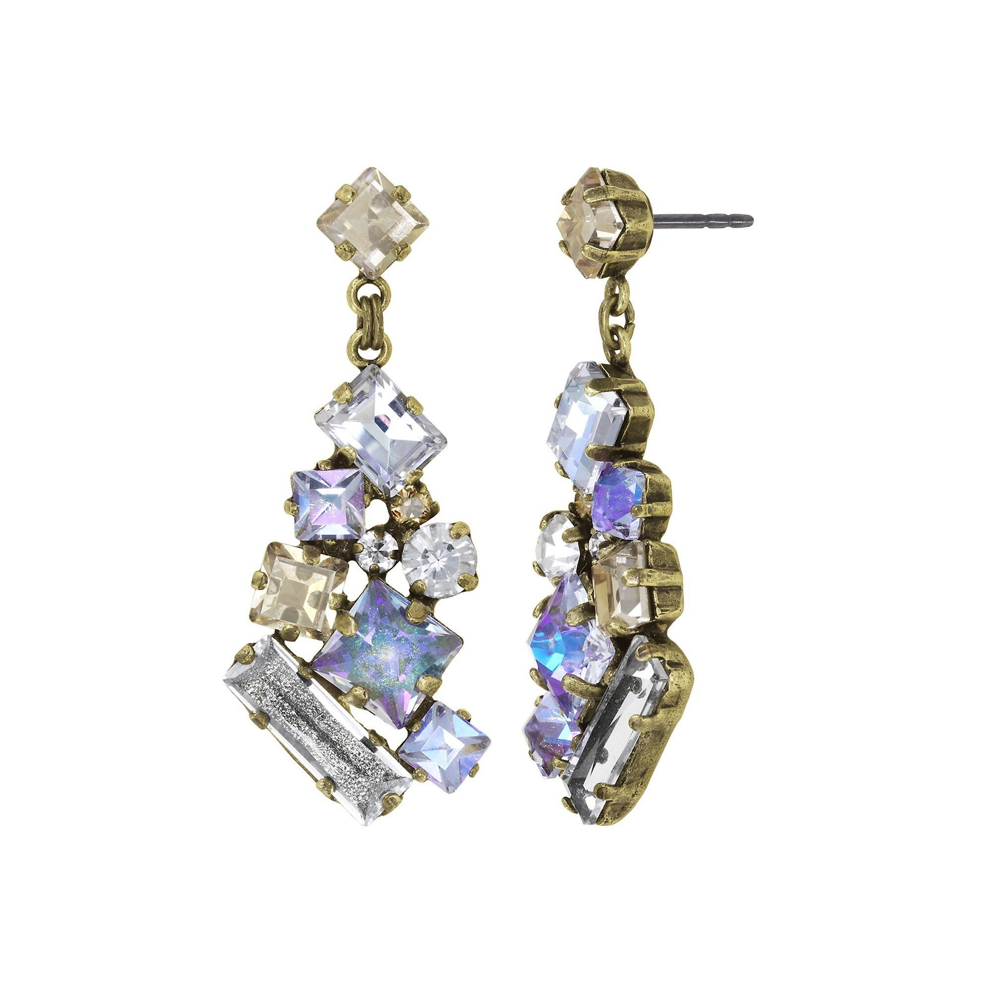 image for Earring Stud Dangling Straight to Las Vegas White  