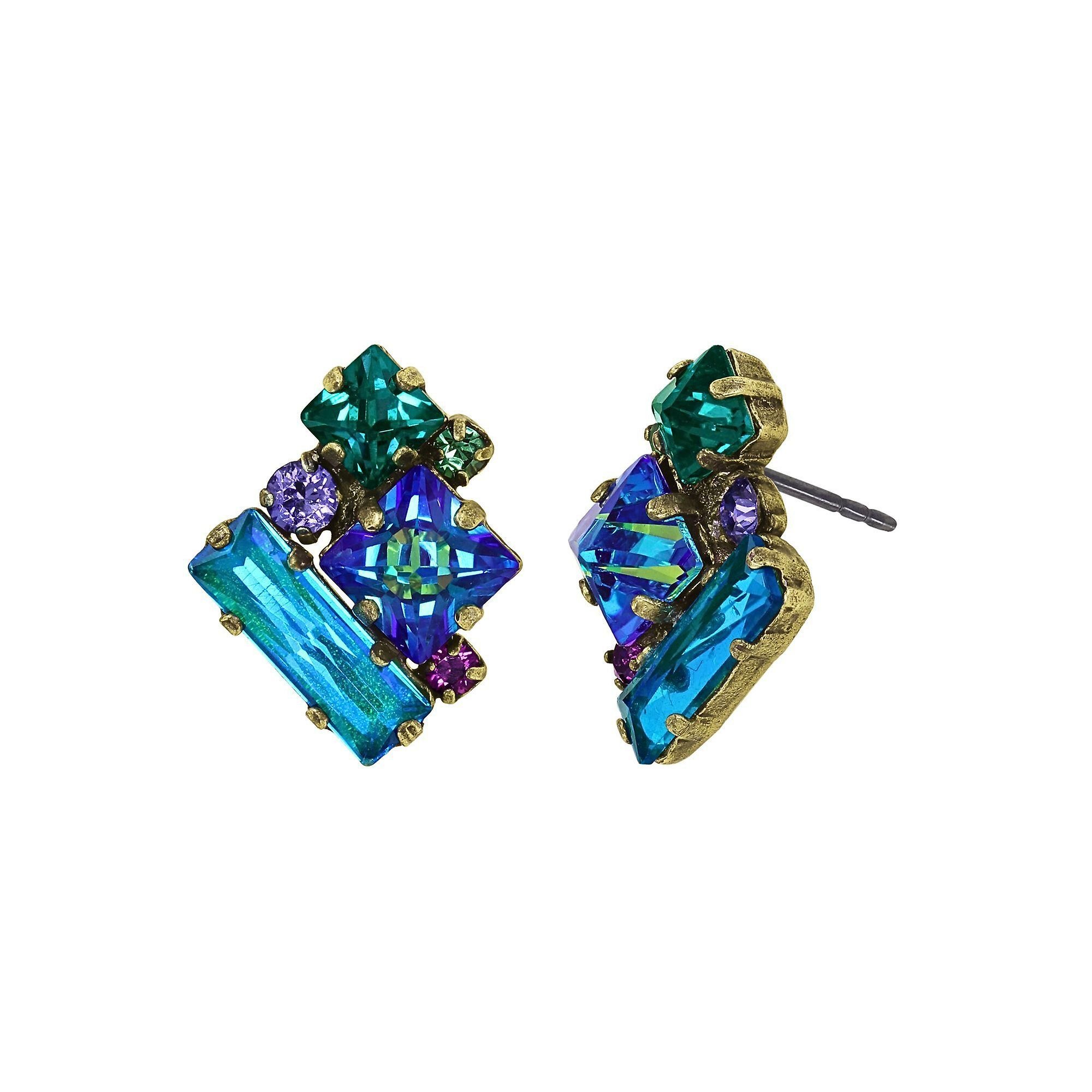 image pour Clou d'oreille Straight to Las Vegas Vert  