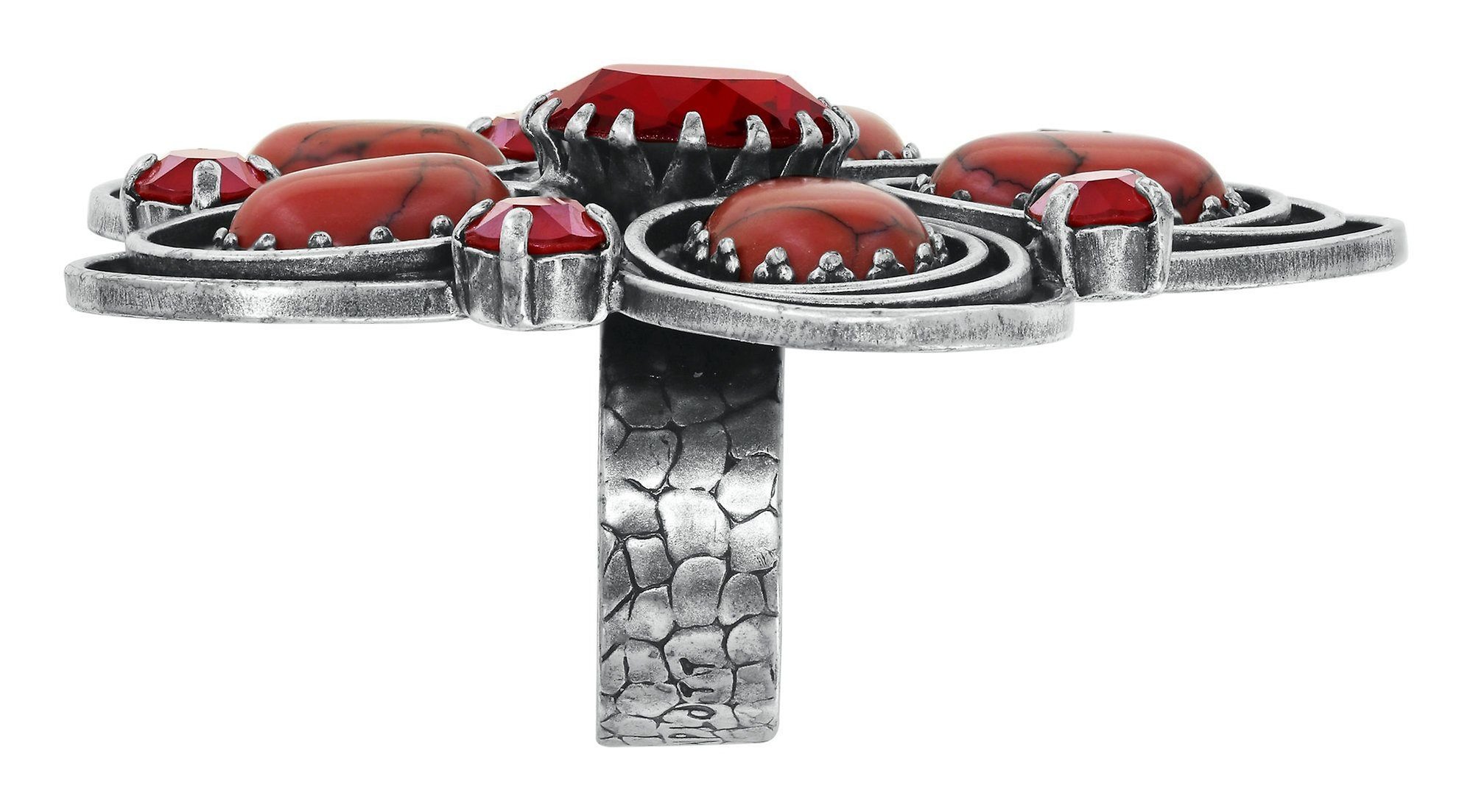 image for Ring Boho Twist Red / Orange  size XL
