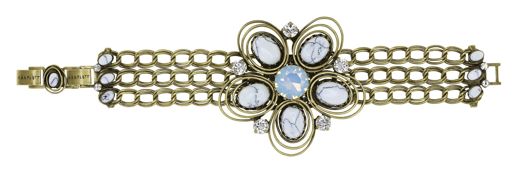 Bild für Armband Boho Twist Weiß  Größe XL