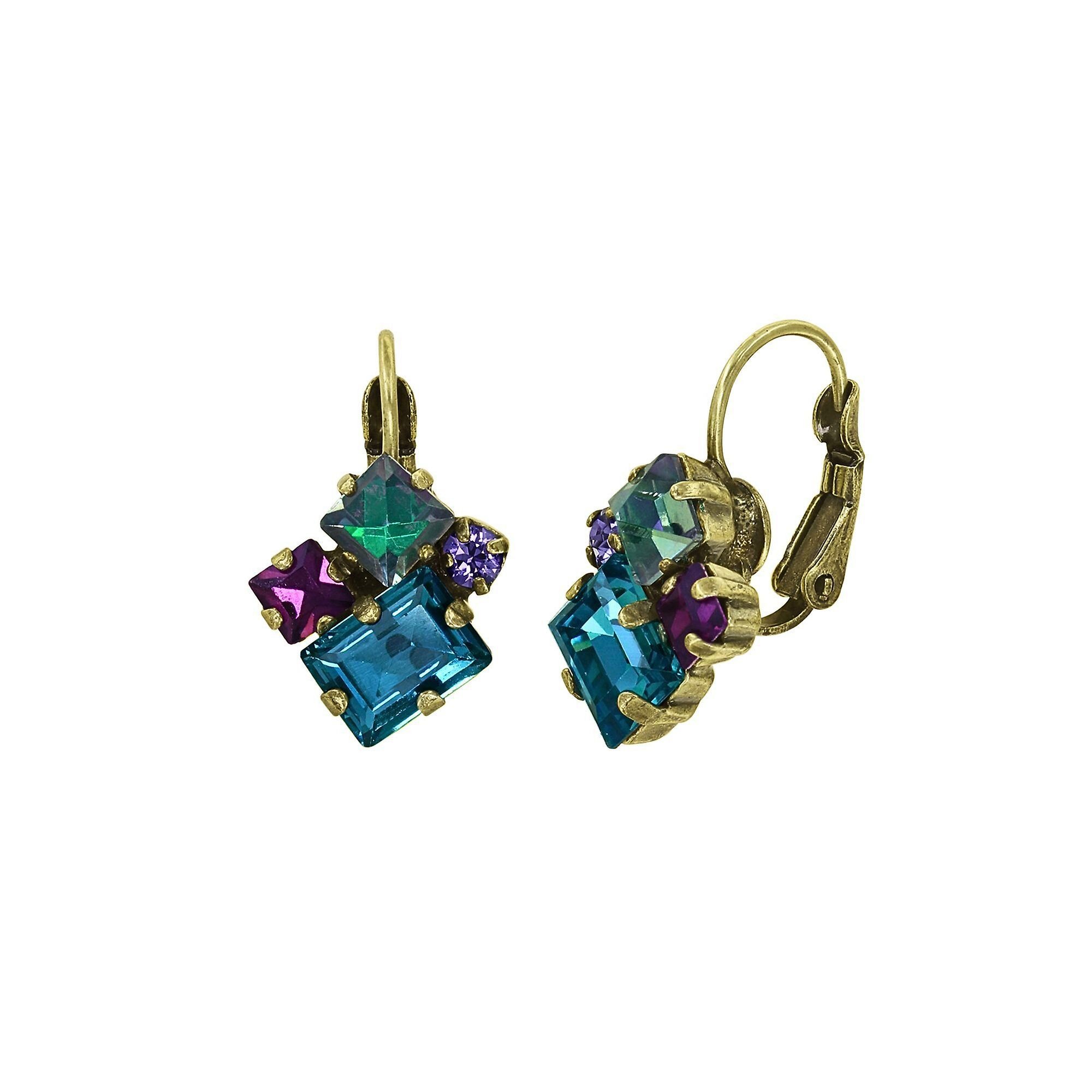 image for Earring Eurowire Straight to Las Vegas Green  