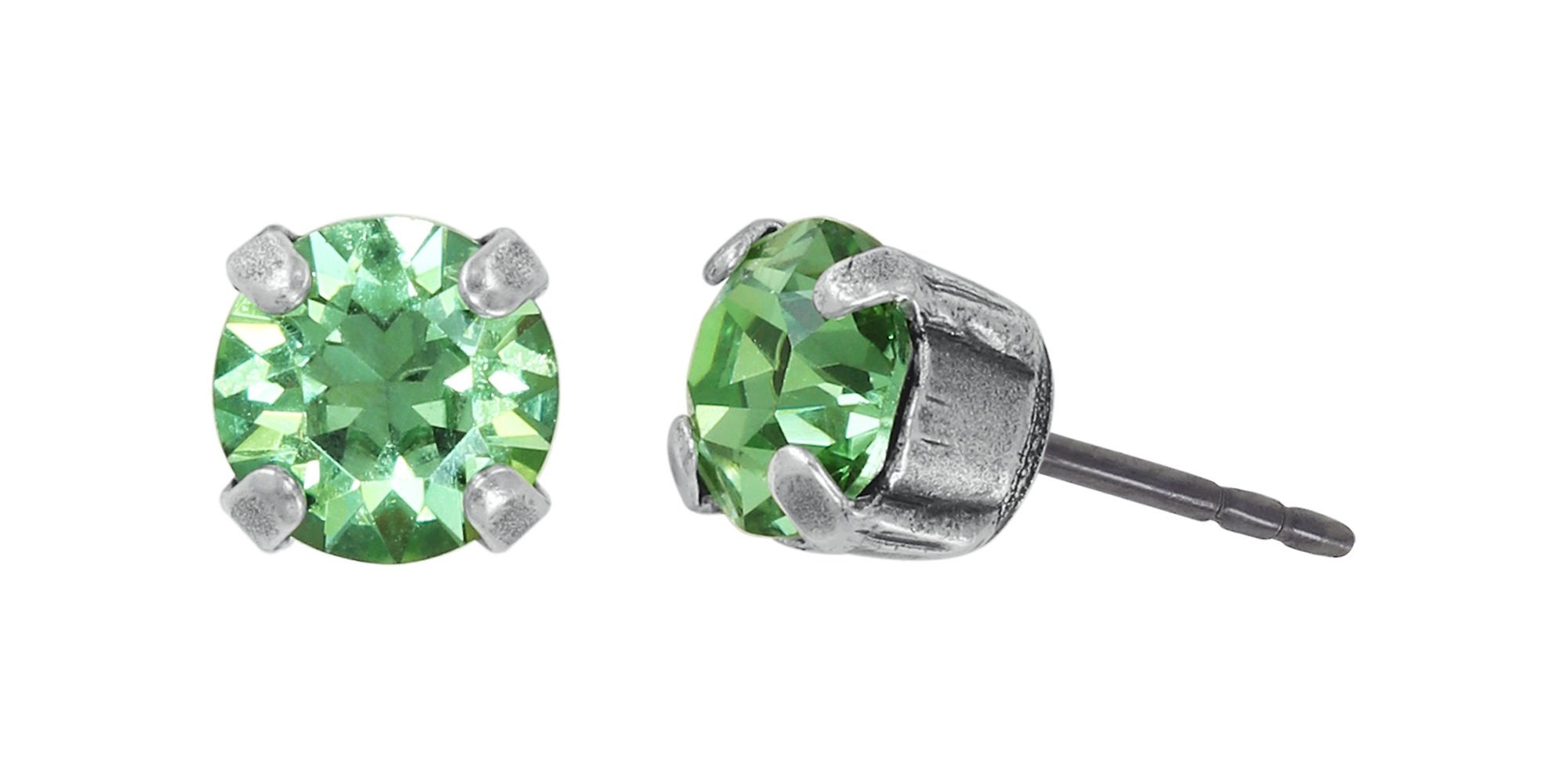 Bild für Ohrstecker Black Jack Grün Peridot SS 29