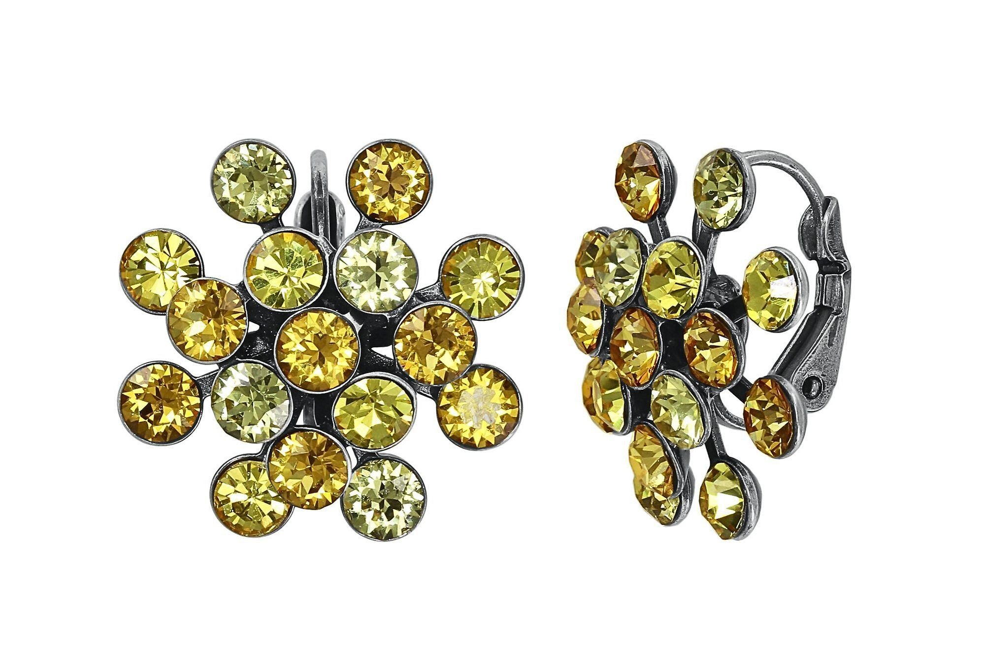 Bild für Ohrringe mit Brisur Magic Fireball Gelb  Classic Size (21mm Ø)