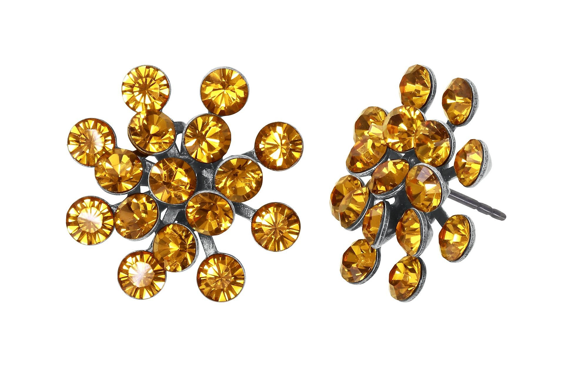 Bild für Ohrstecker Magic Fireball Gelb Topaz Classic Size (21mm Ø)