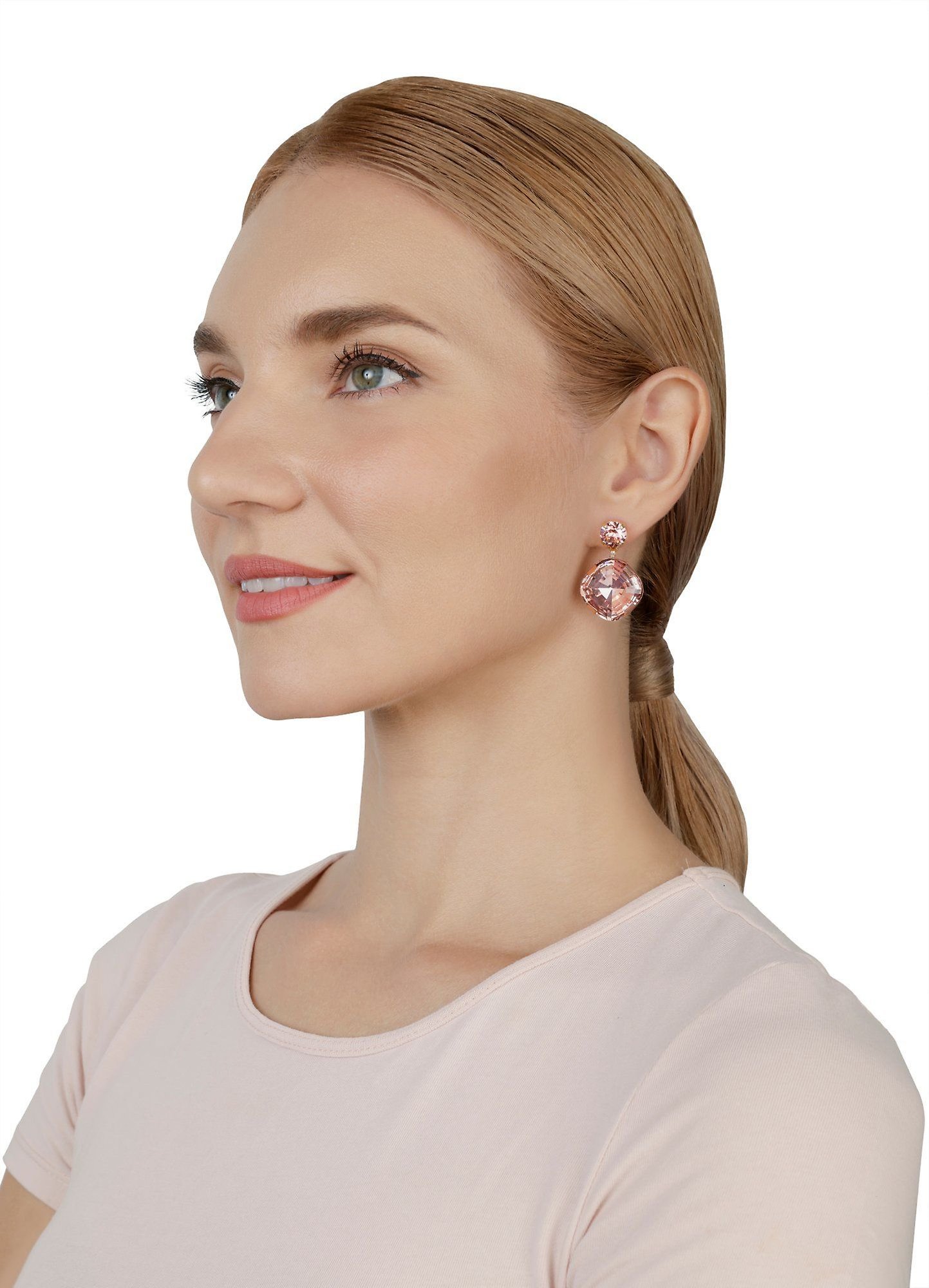 image for Earring Stud Dangling To The Max Pink  size M