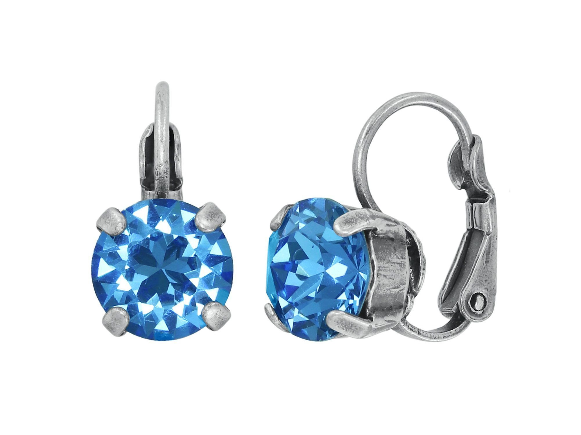 Bild für Ohrringe mit Brisur Black Jack Blau recreated ice blue SS 39
