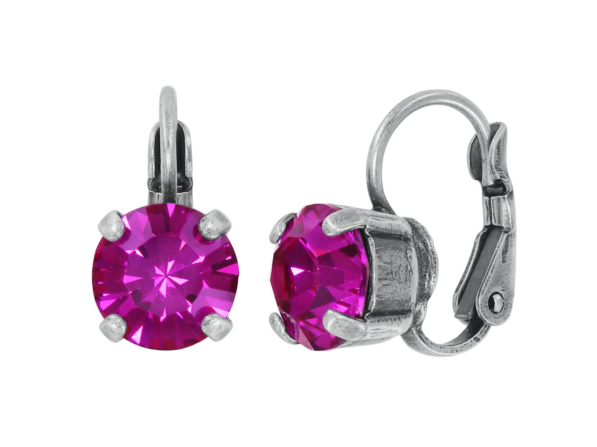 Bild für Ohrringe mit Brisur Black Jack Dunkelrosa Fuchsia SS 39