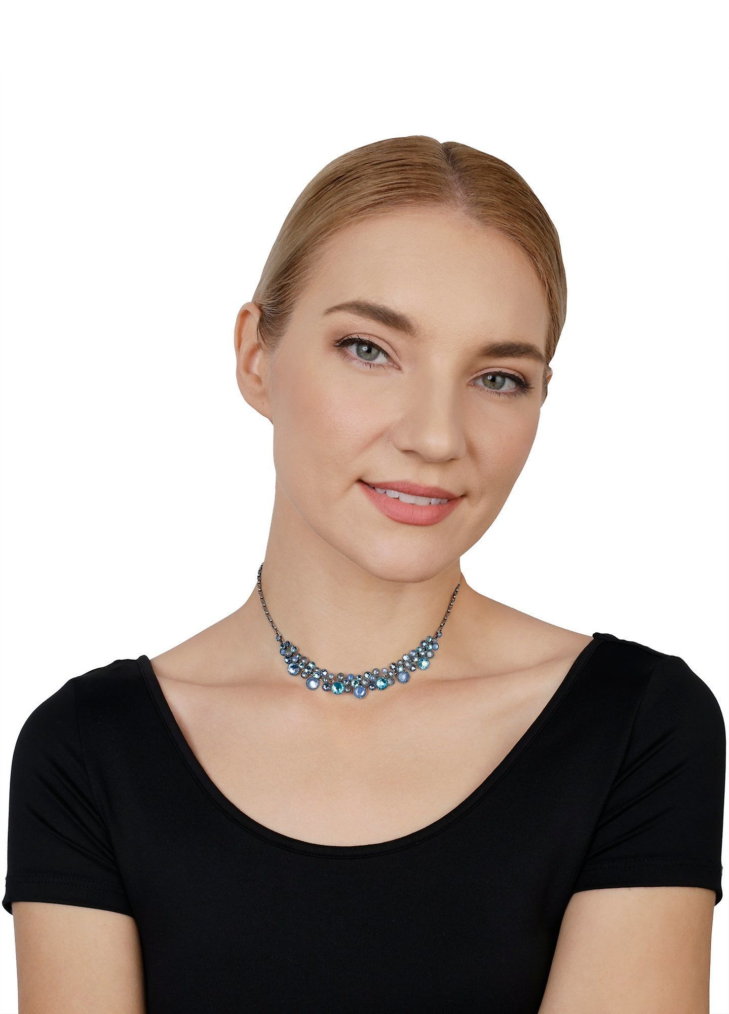 image for Necklace Water Cascade Light Blue  
