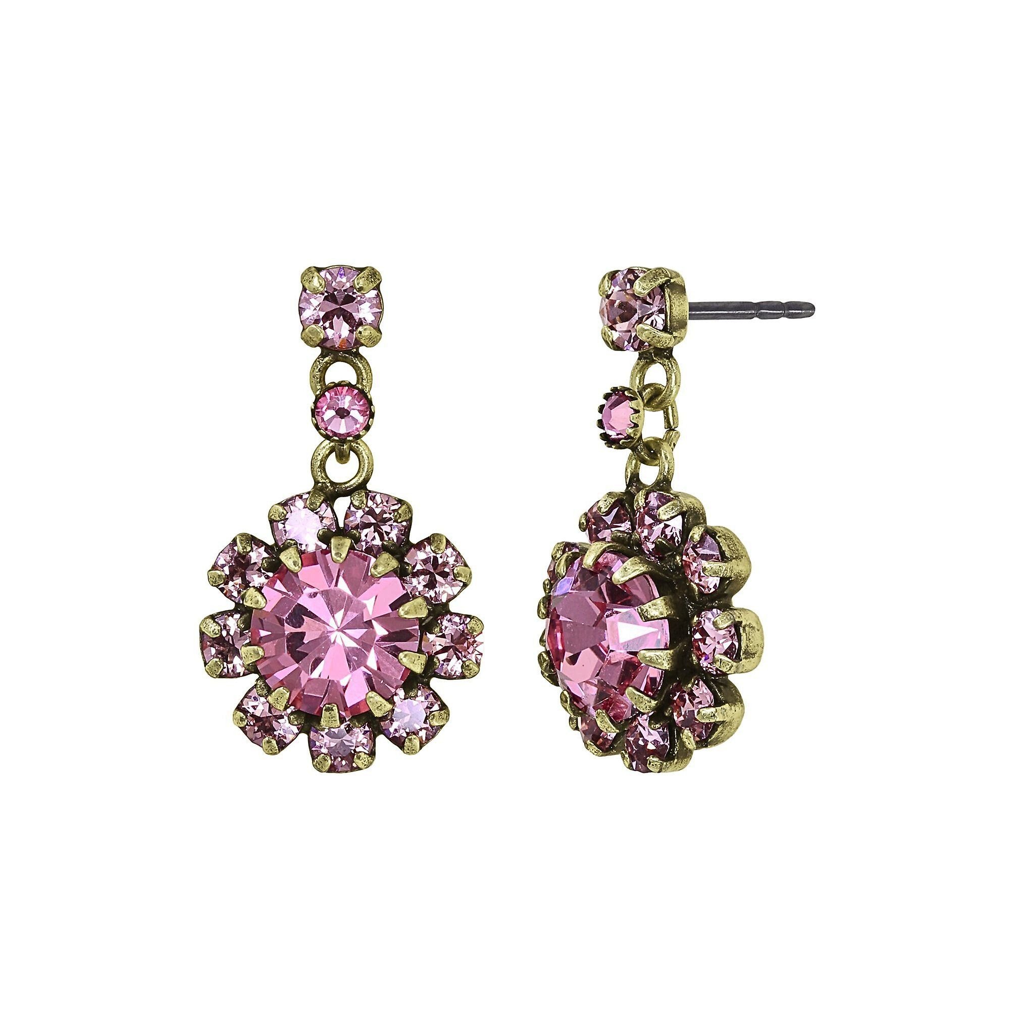 image pour Clou d'oreille pendant Artdecode Rose  