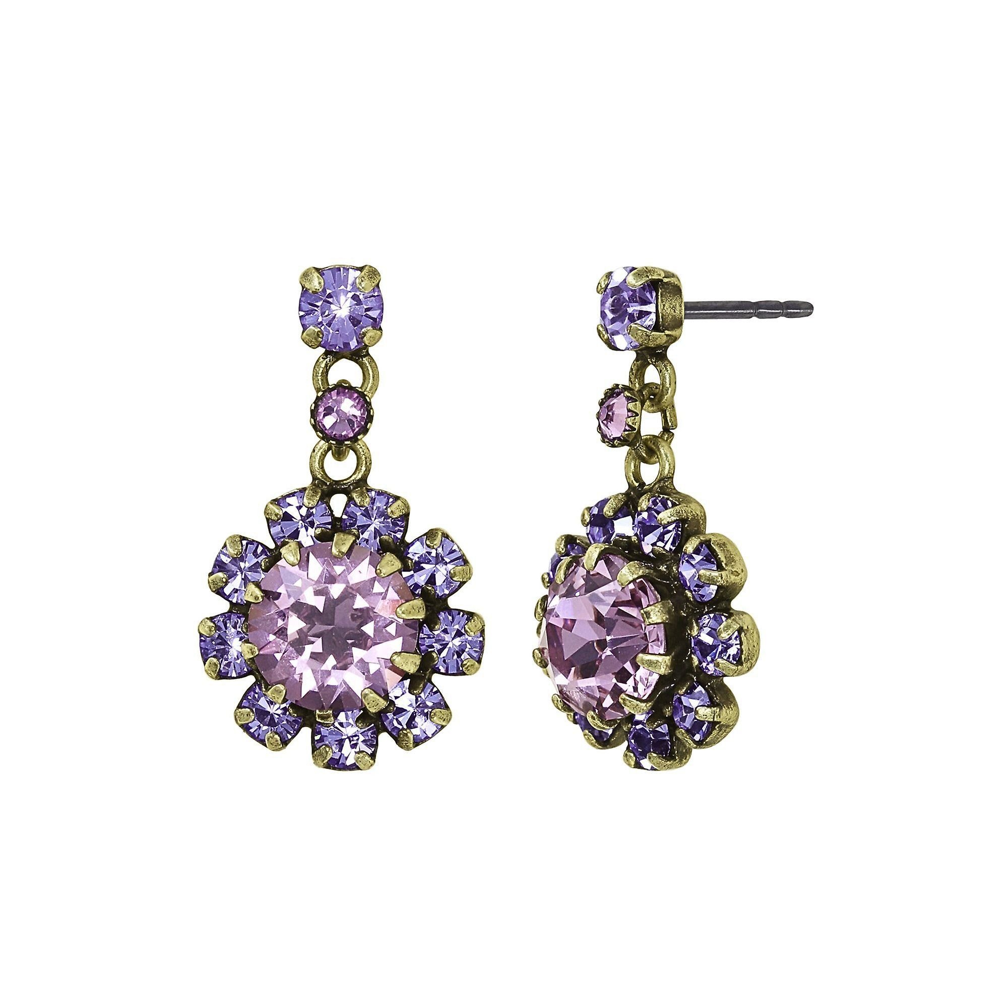 image for Earring Stud Dangling Artdecode Pink  