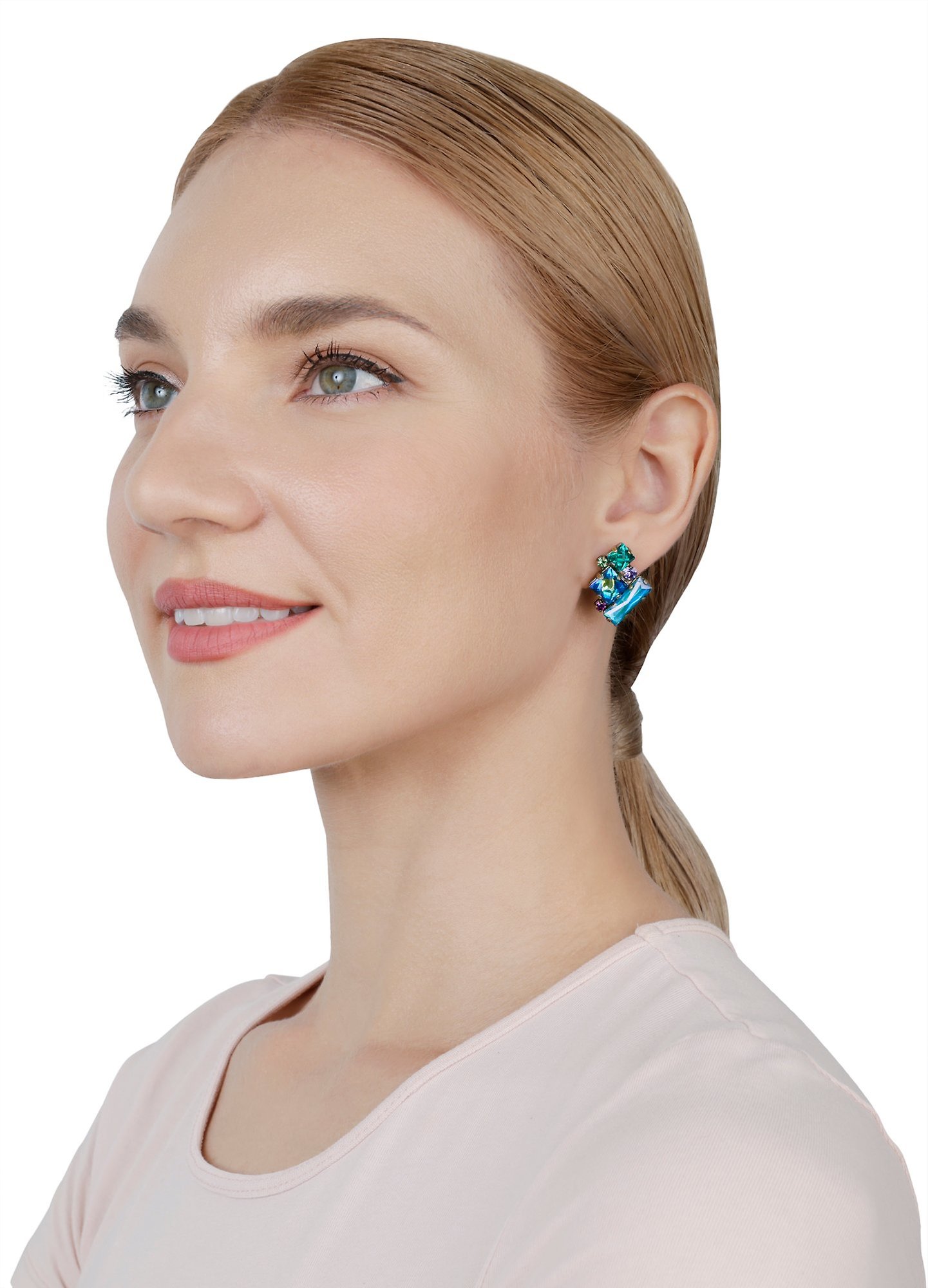 image for Earring Stud Straight to Las Vegas Green  