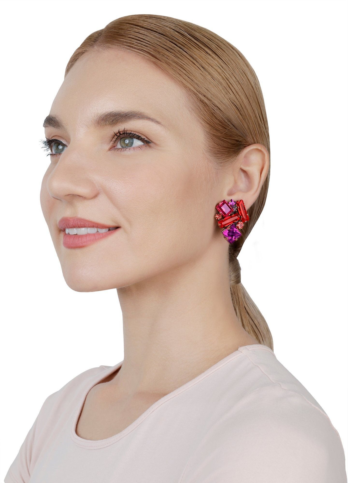 image for Earring Clip Straight to Las Vegas Red  