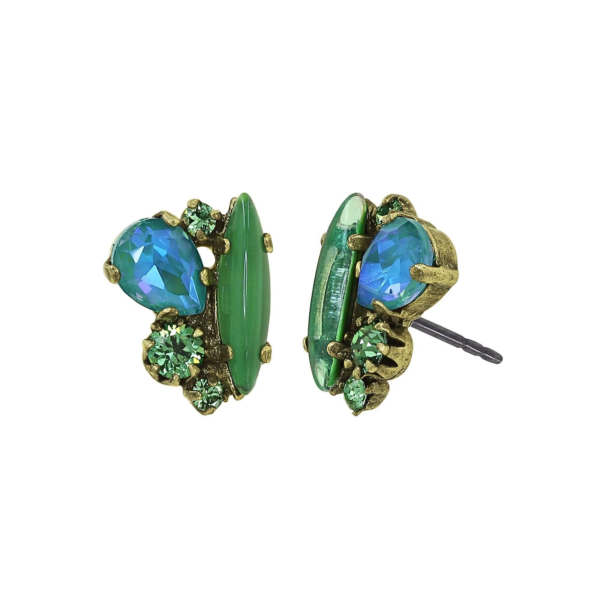 image pour Clou d'oreille Fiancee Vert  