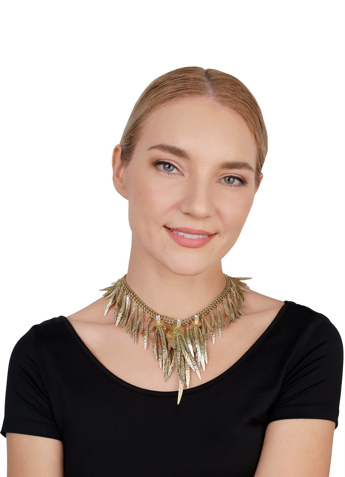 image pour Collier Collier Global Glam shiny brass  