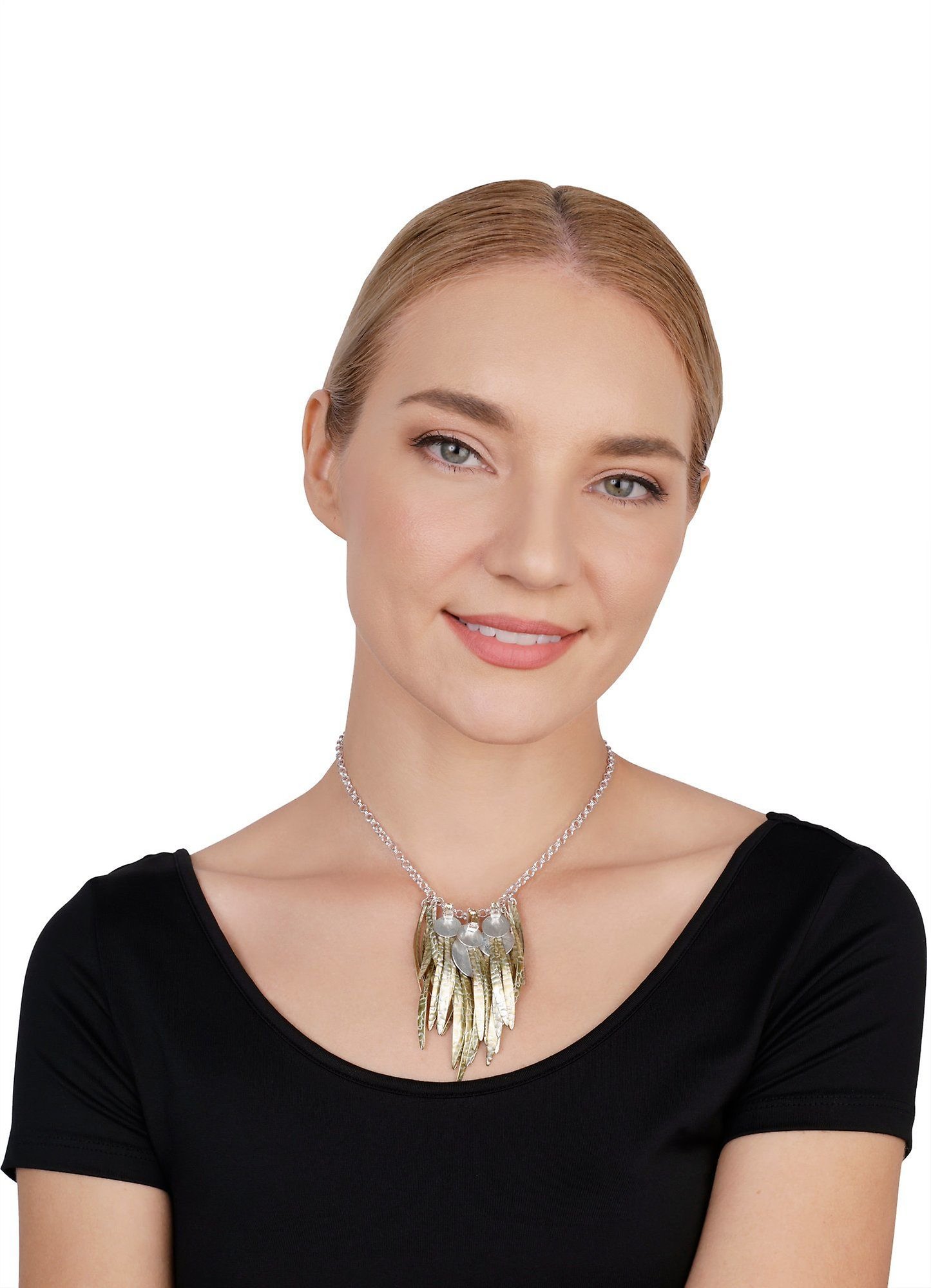 image pour Collier Global Glam shiny silver  