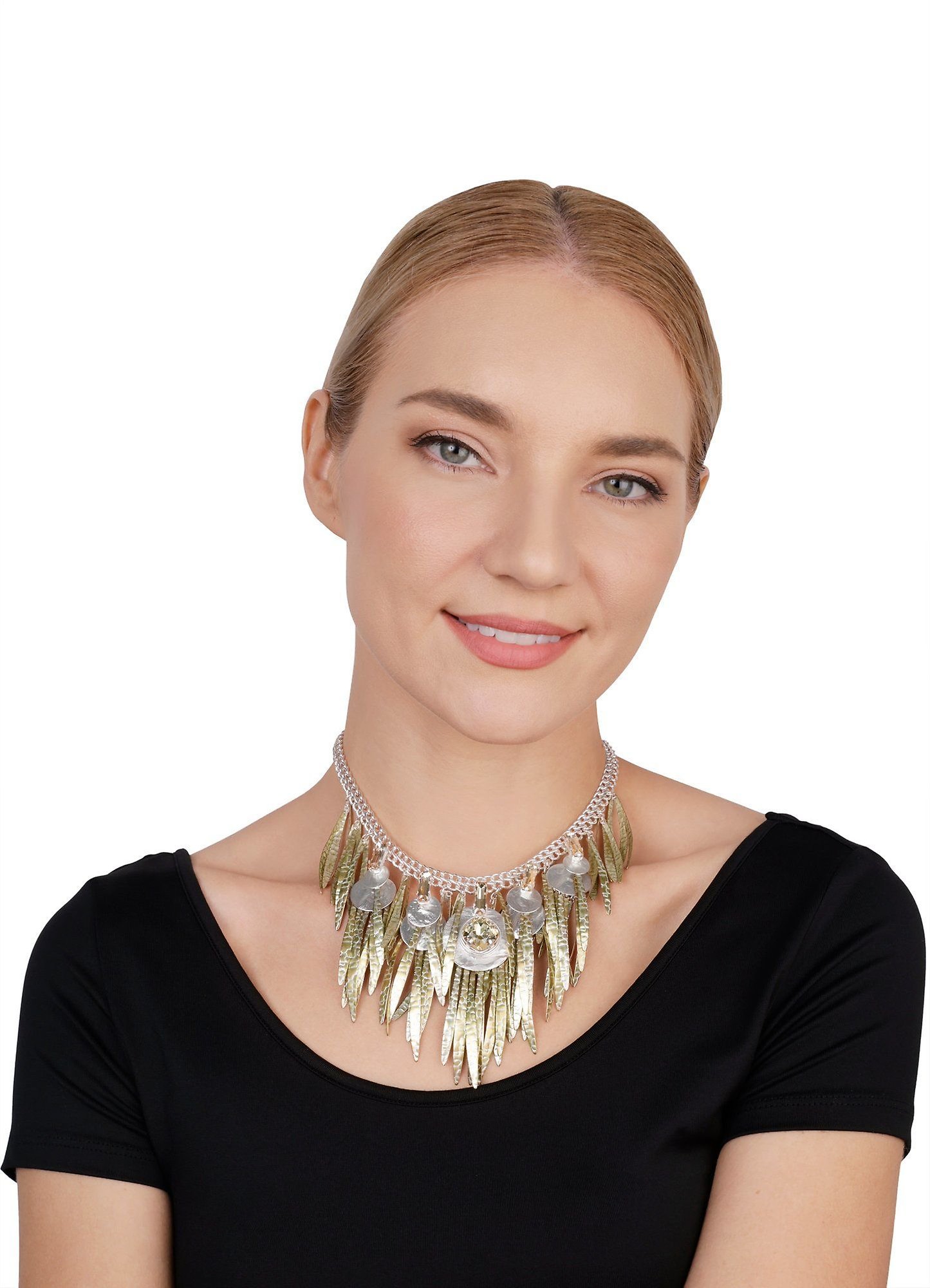 image pour Collier Collier Global Glam shiny silver  
