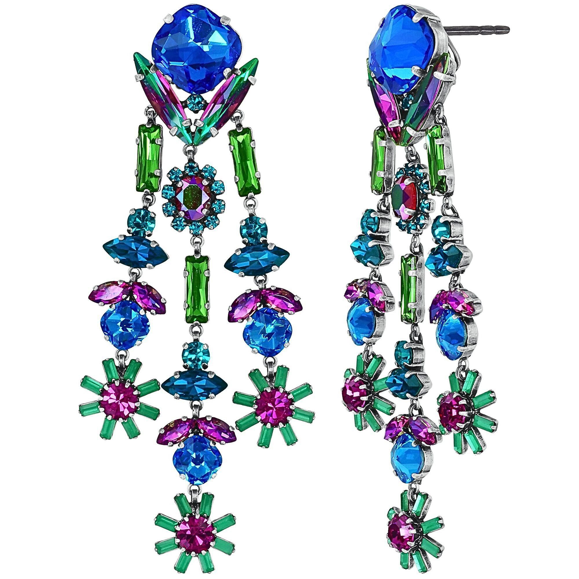 Kép Earring stud clip dangling Artdecode Multi  