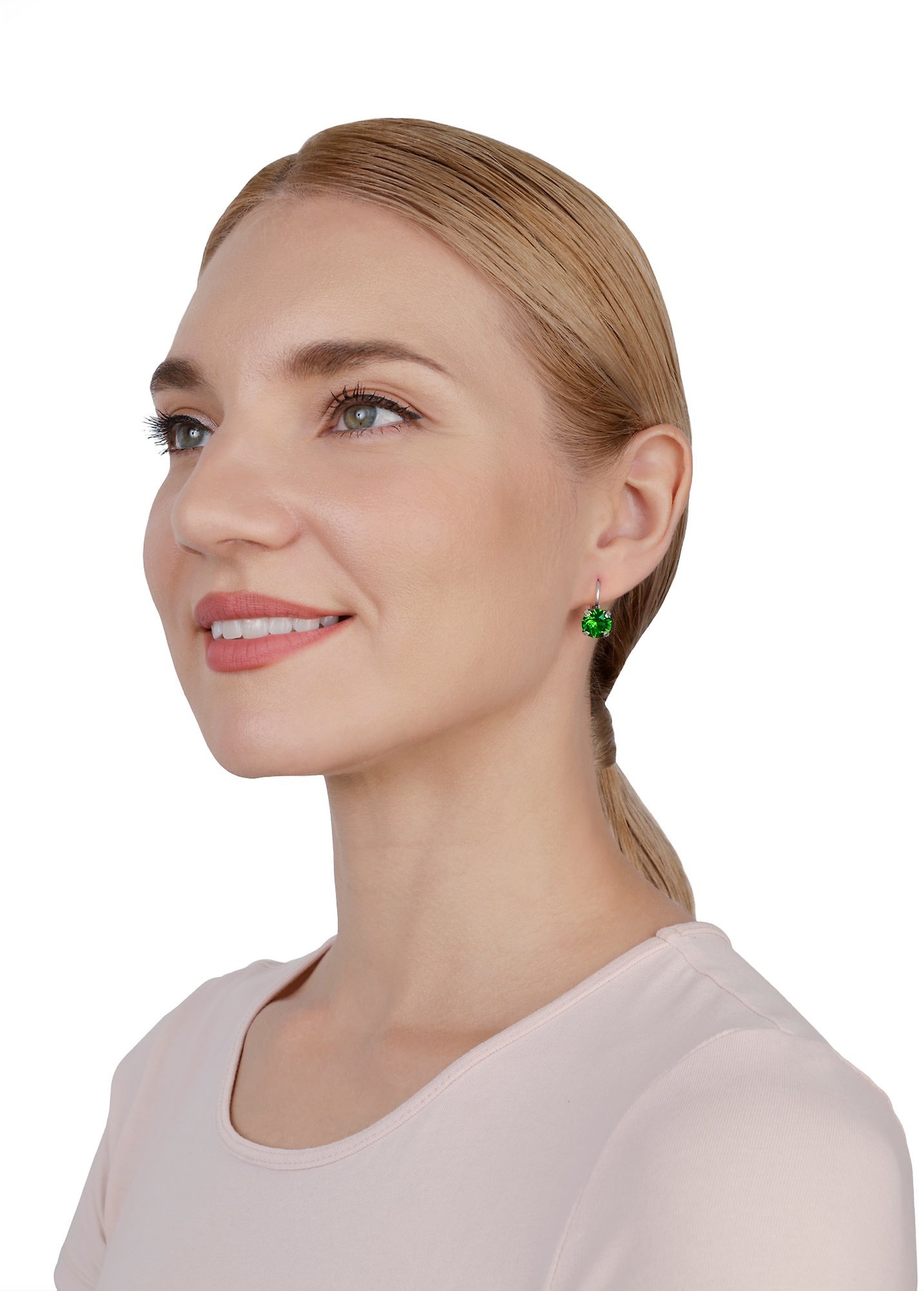 image for Earring Eurowire Black Jack Green fern green SS 39