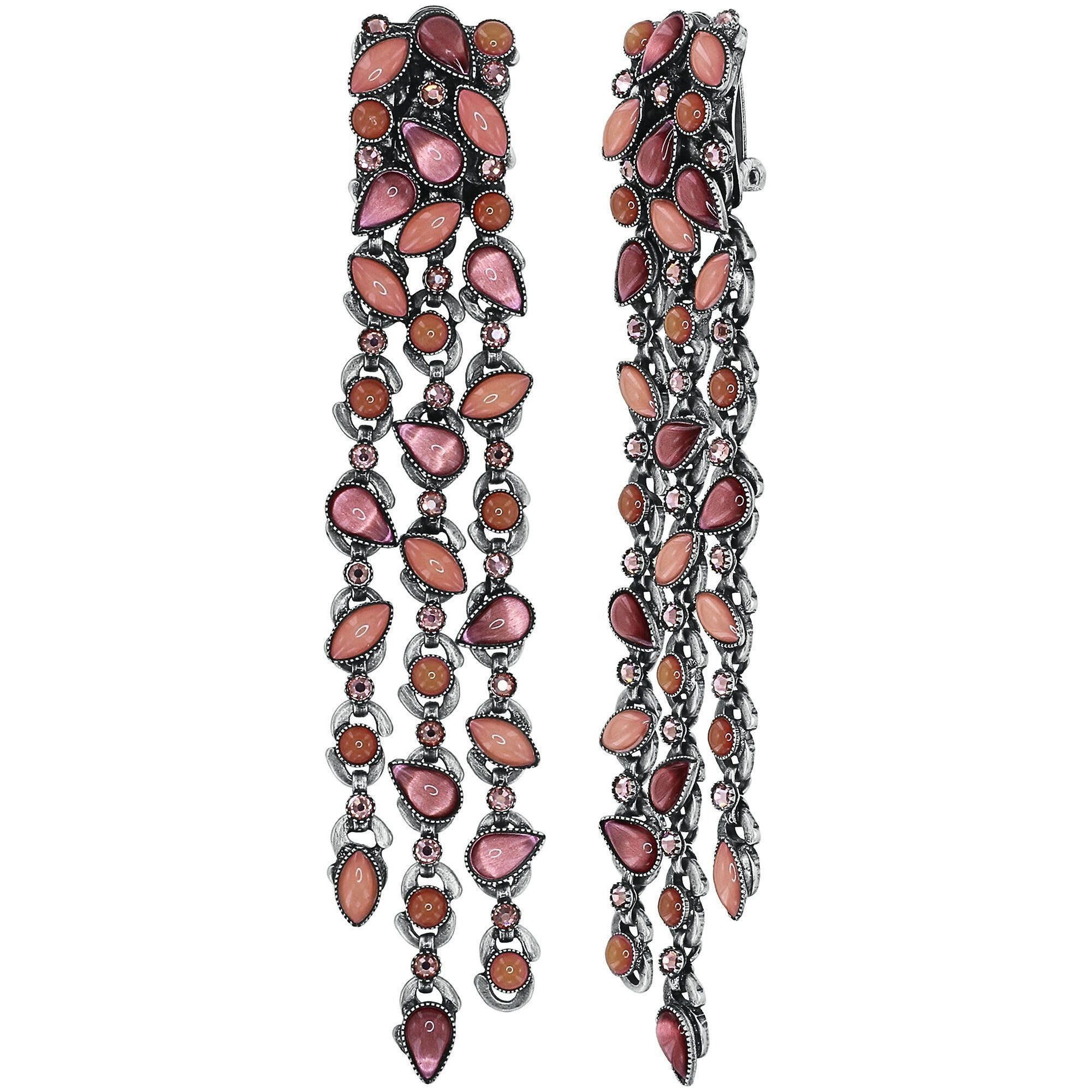 image pour Boucle d'oreille Clip pendante Little Colour Dance Rose  