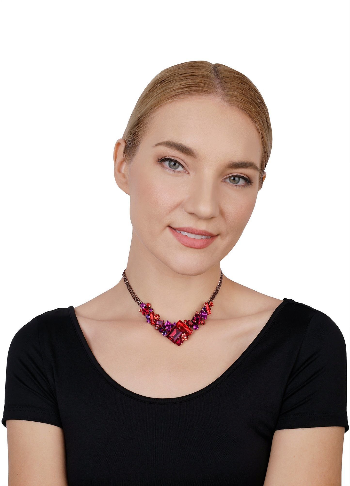 image for Necklace Straight to Las Vegas Red  