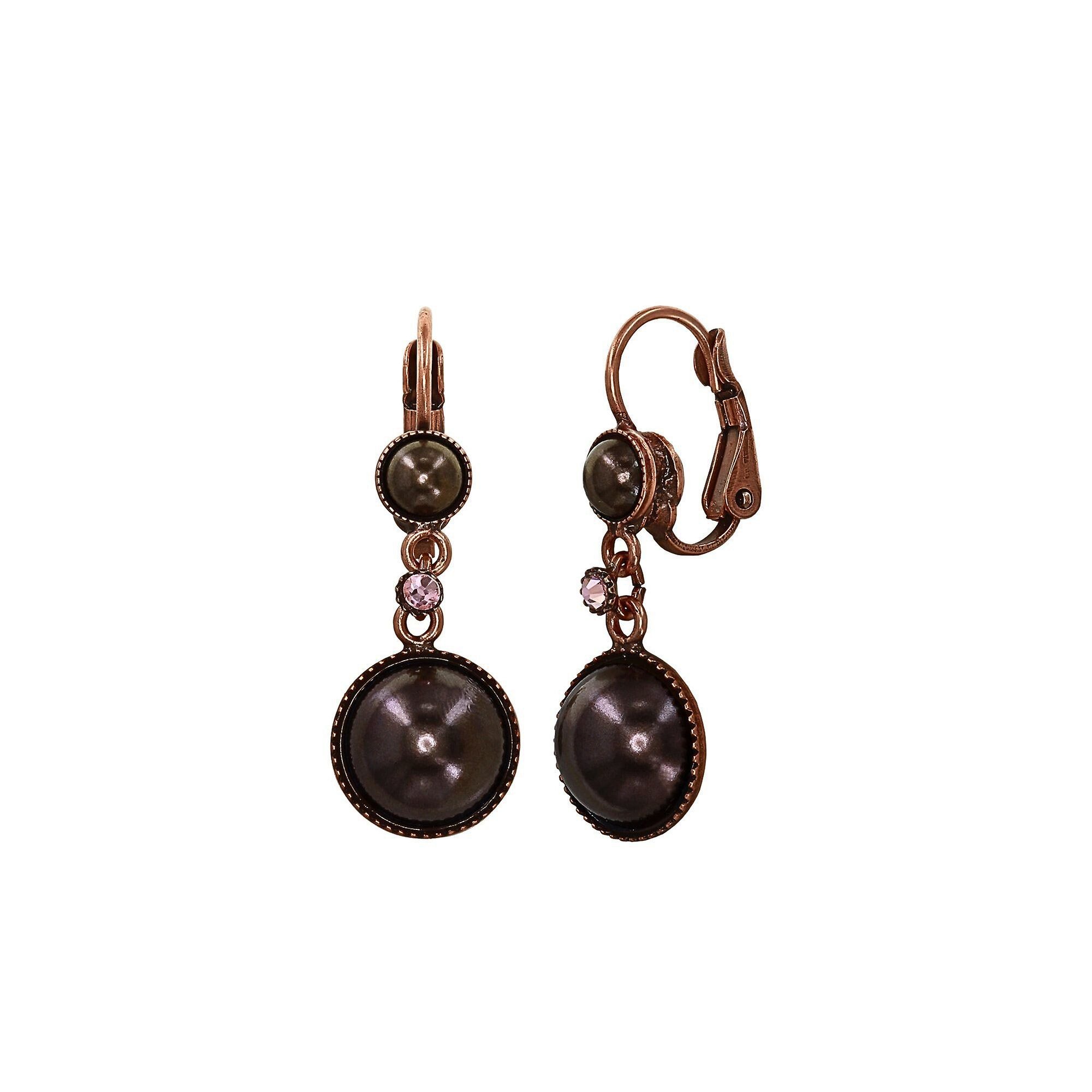 image for Earring Eurowire Dangling Margarita Pink  