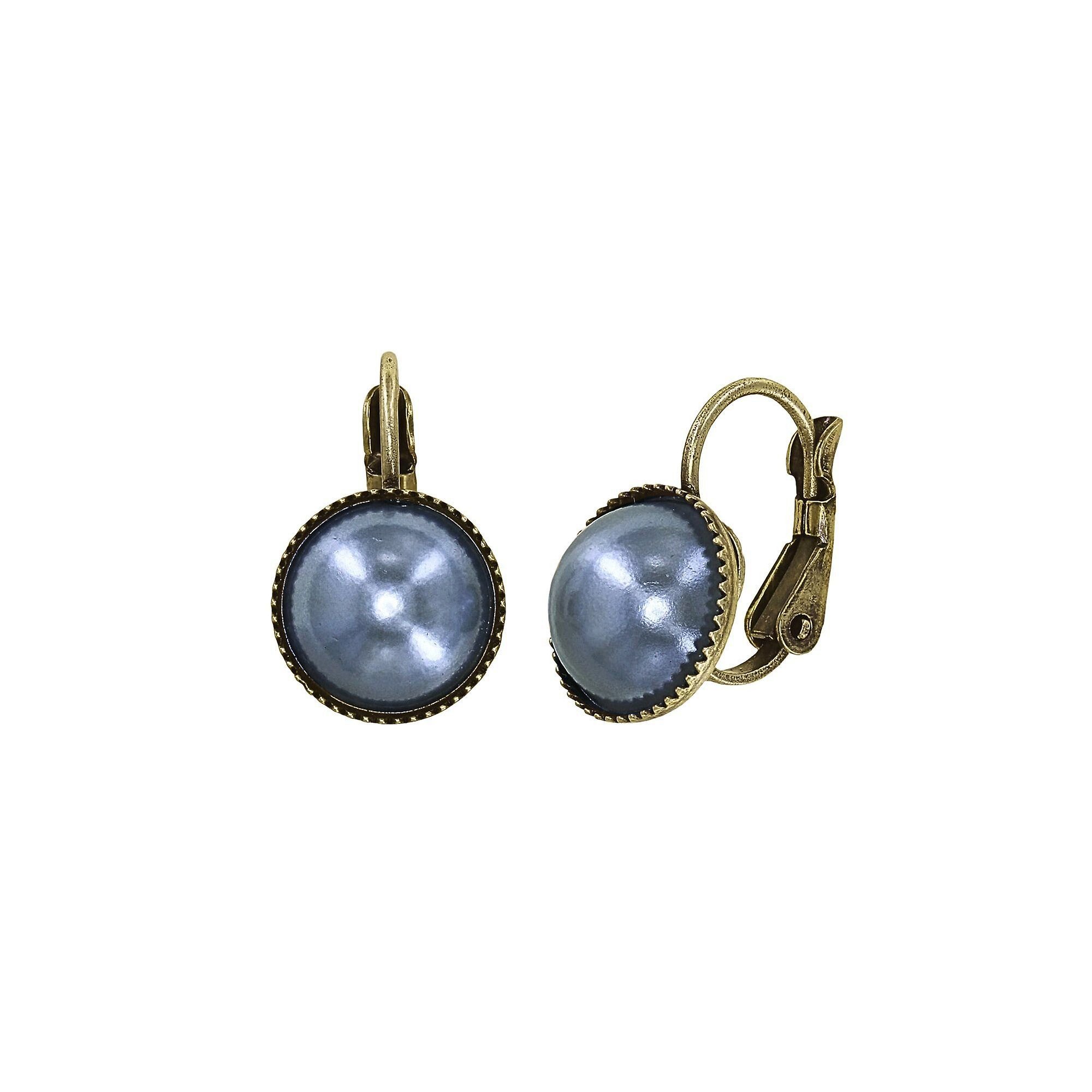 image for Earring Eurowire Margarita White / Grey  