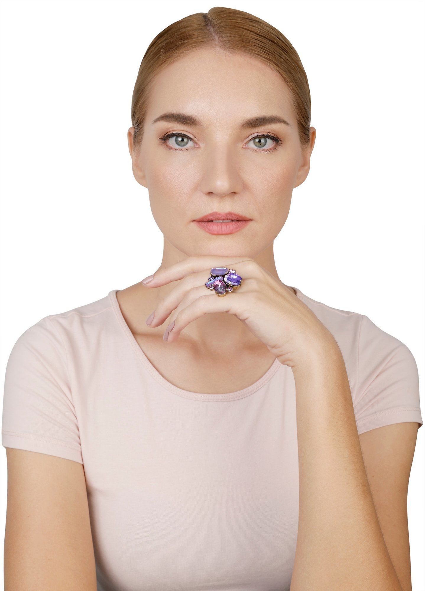 image pour Anneau Artdecode Rose  