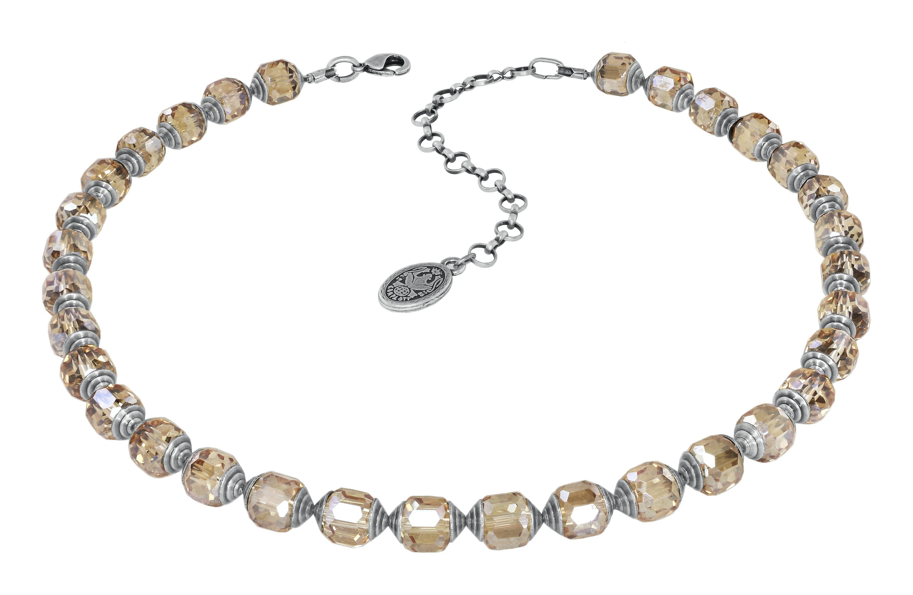 Bild für Halskette Crystal Snake Braun  