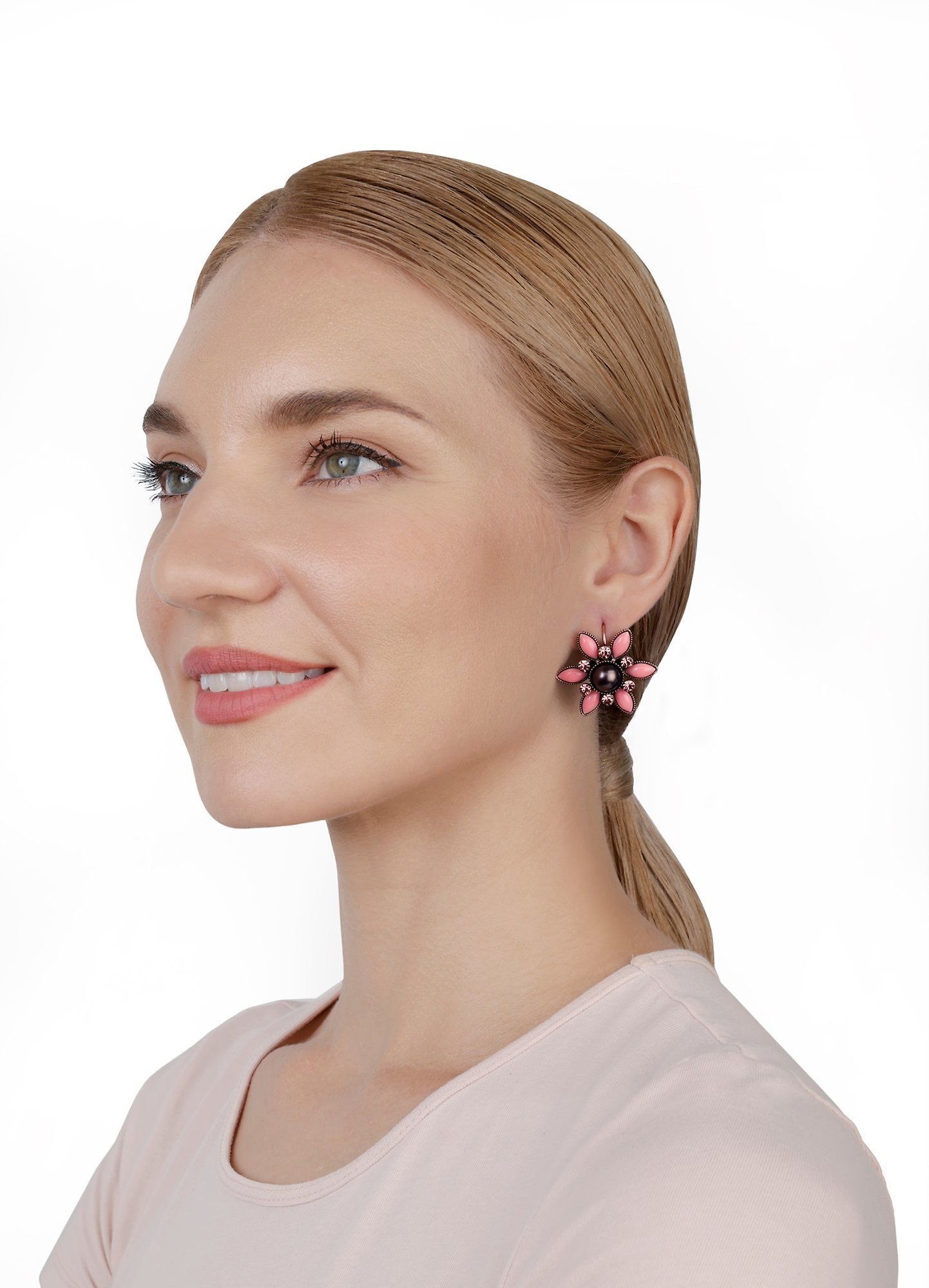 image for Earring Eurowire Margarita Pink  