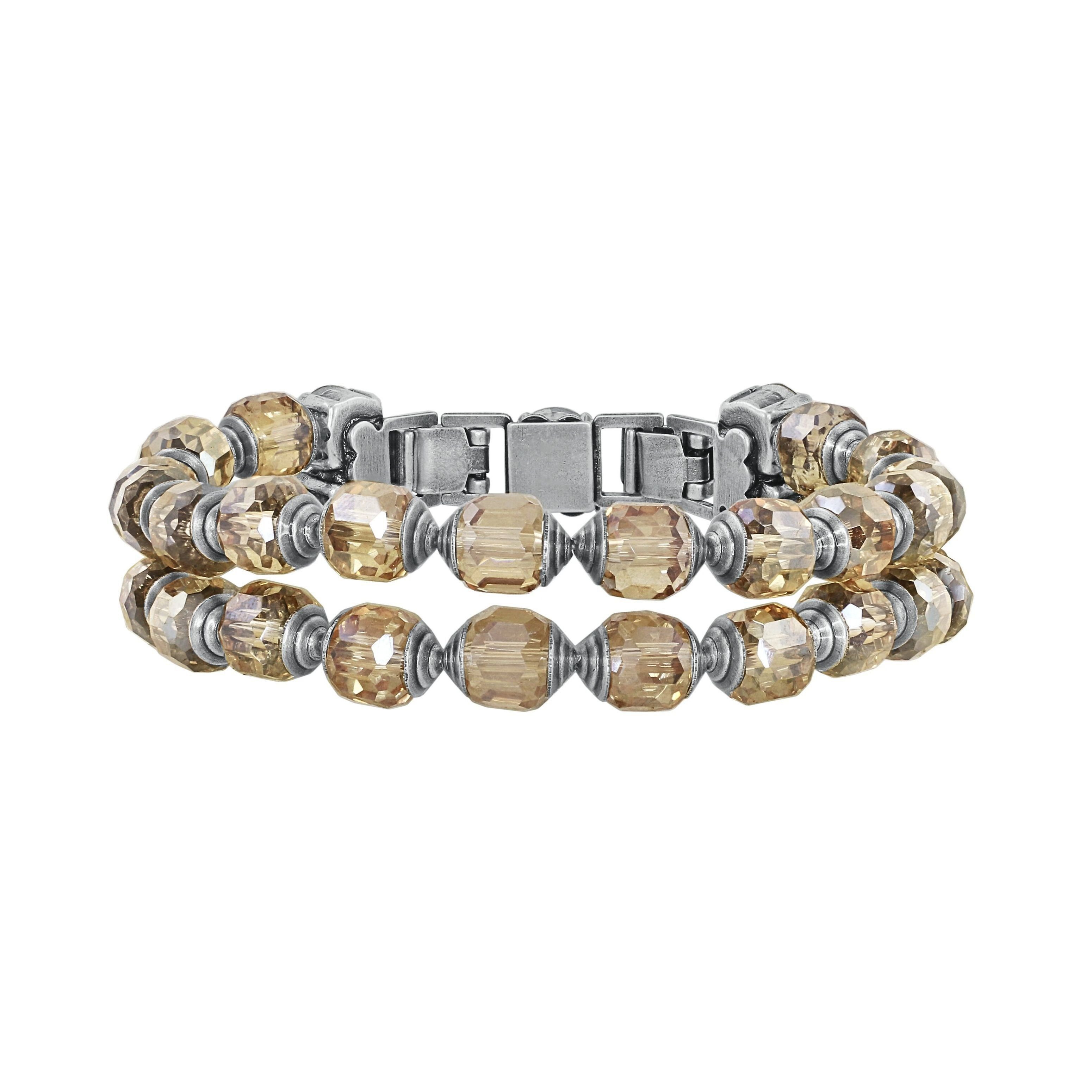 image for Bracelet Crystal Snake Brown  