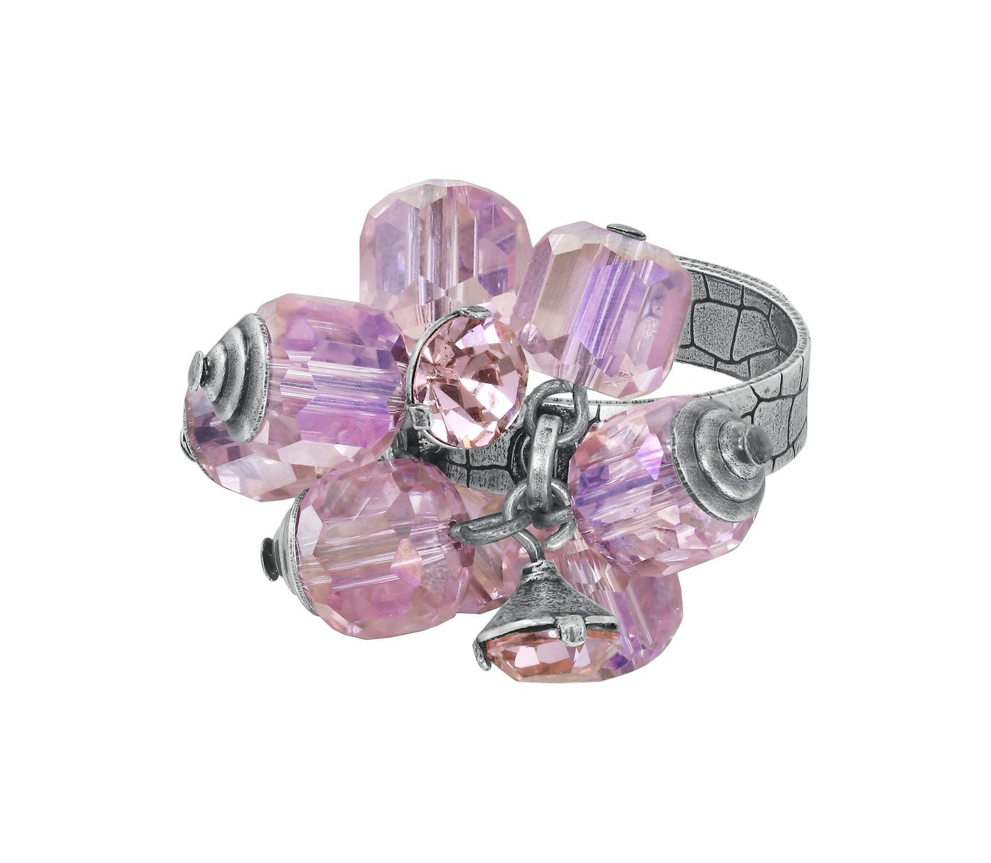 image for Ring Crystal Snake Pink  