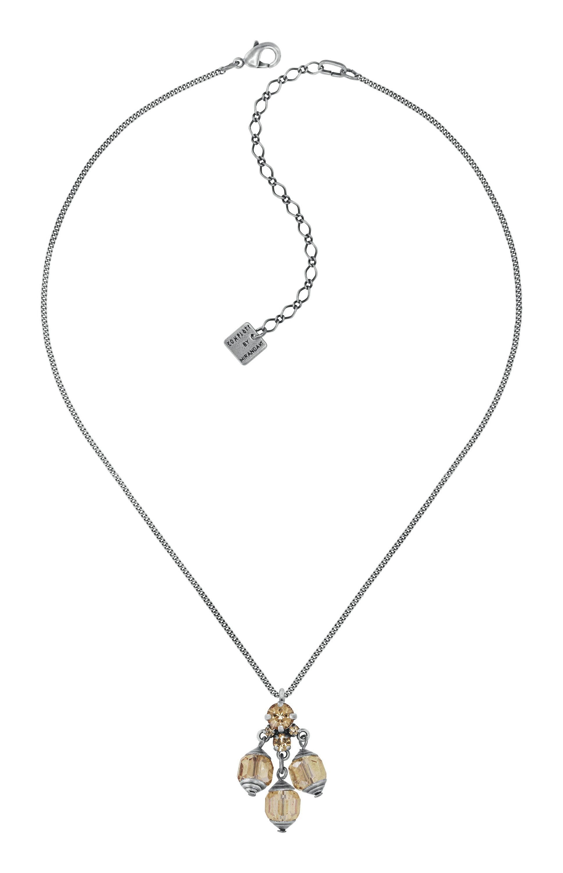 image pour Collier pendant Crystal Snake Marron  