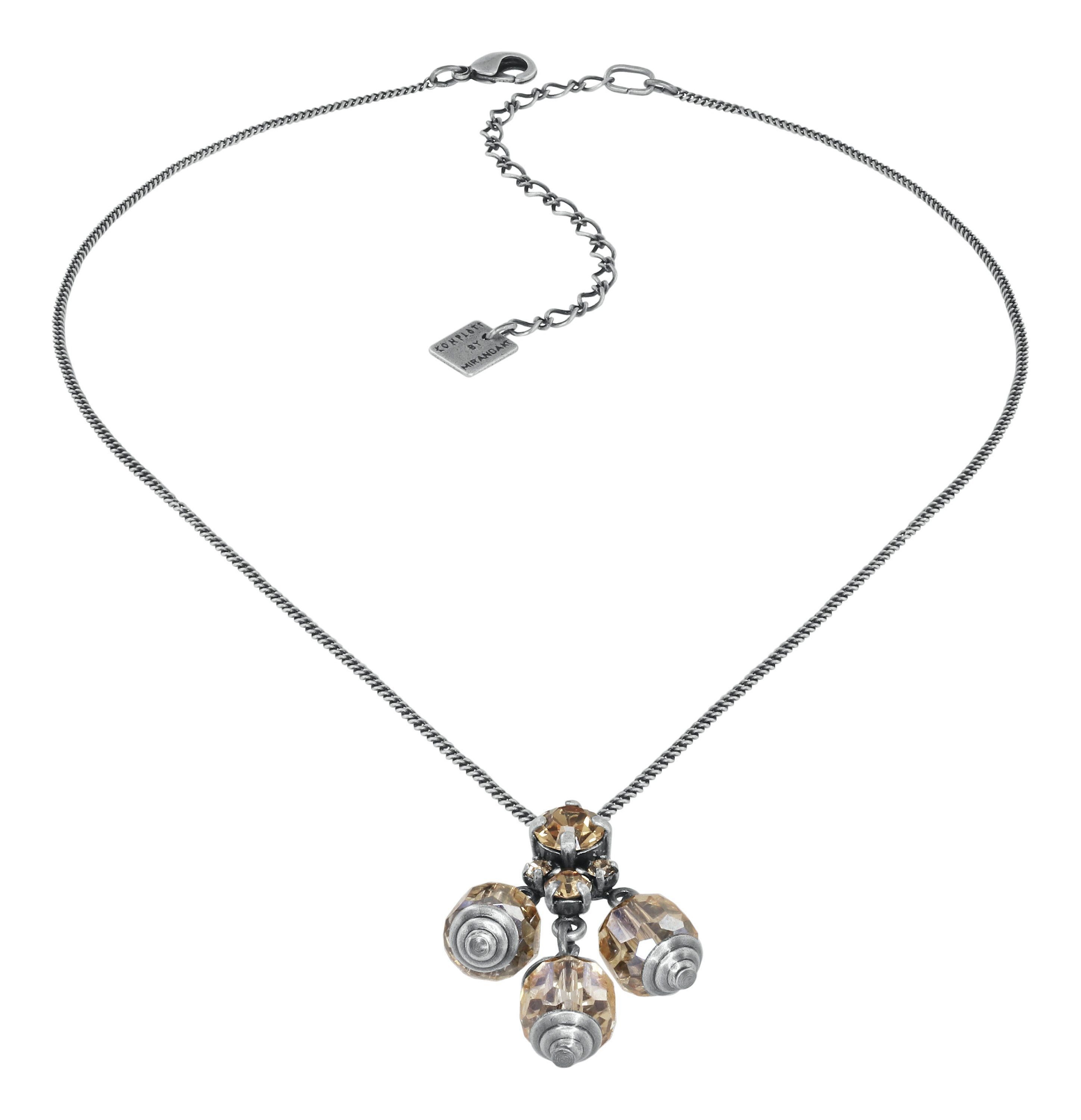 Bild für Halskette mit Anhänger Crystal Snake Braun  