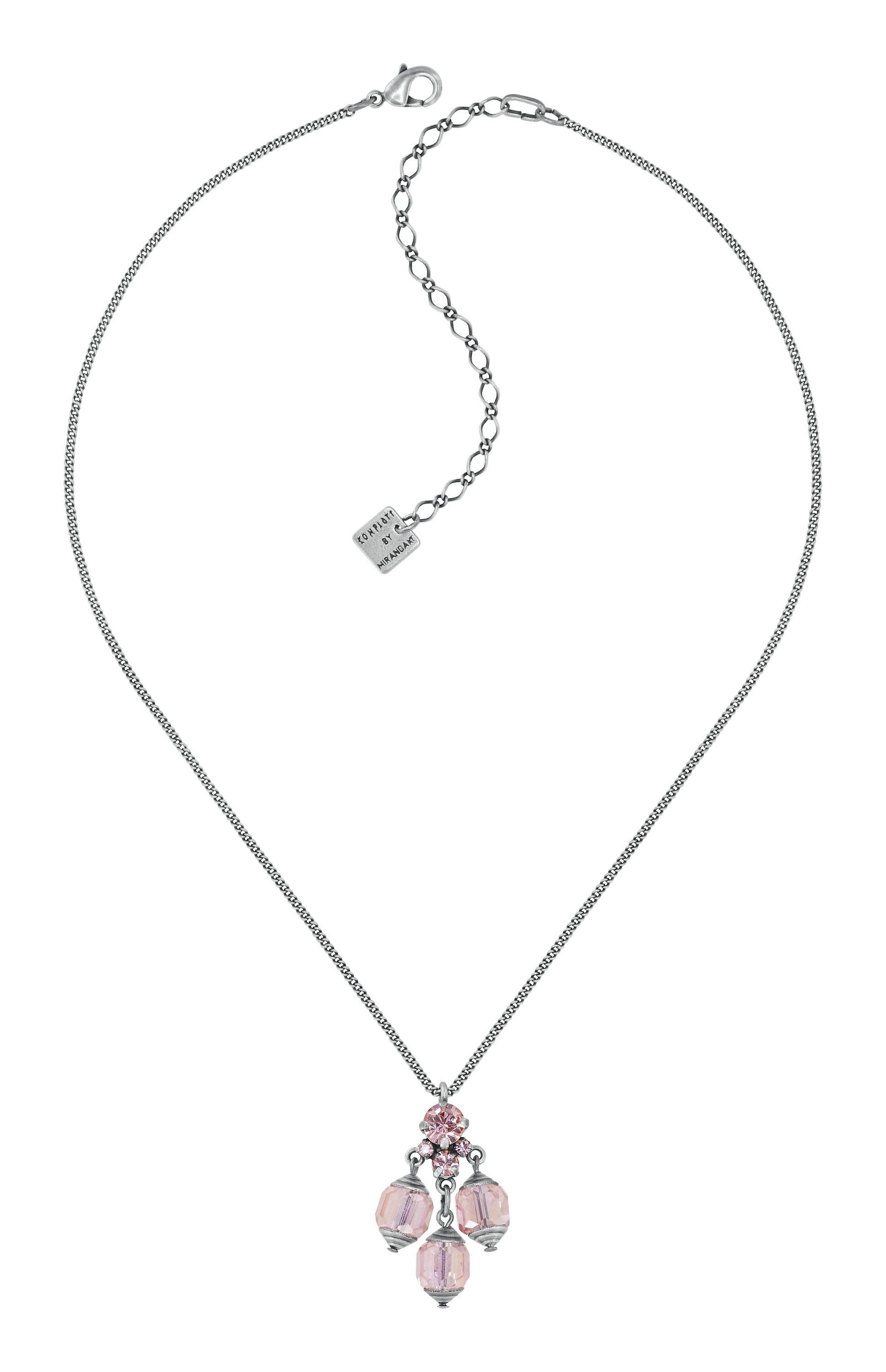 Bild für Halskette mit Anh&auml;nger Crystal Snake Pink  