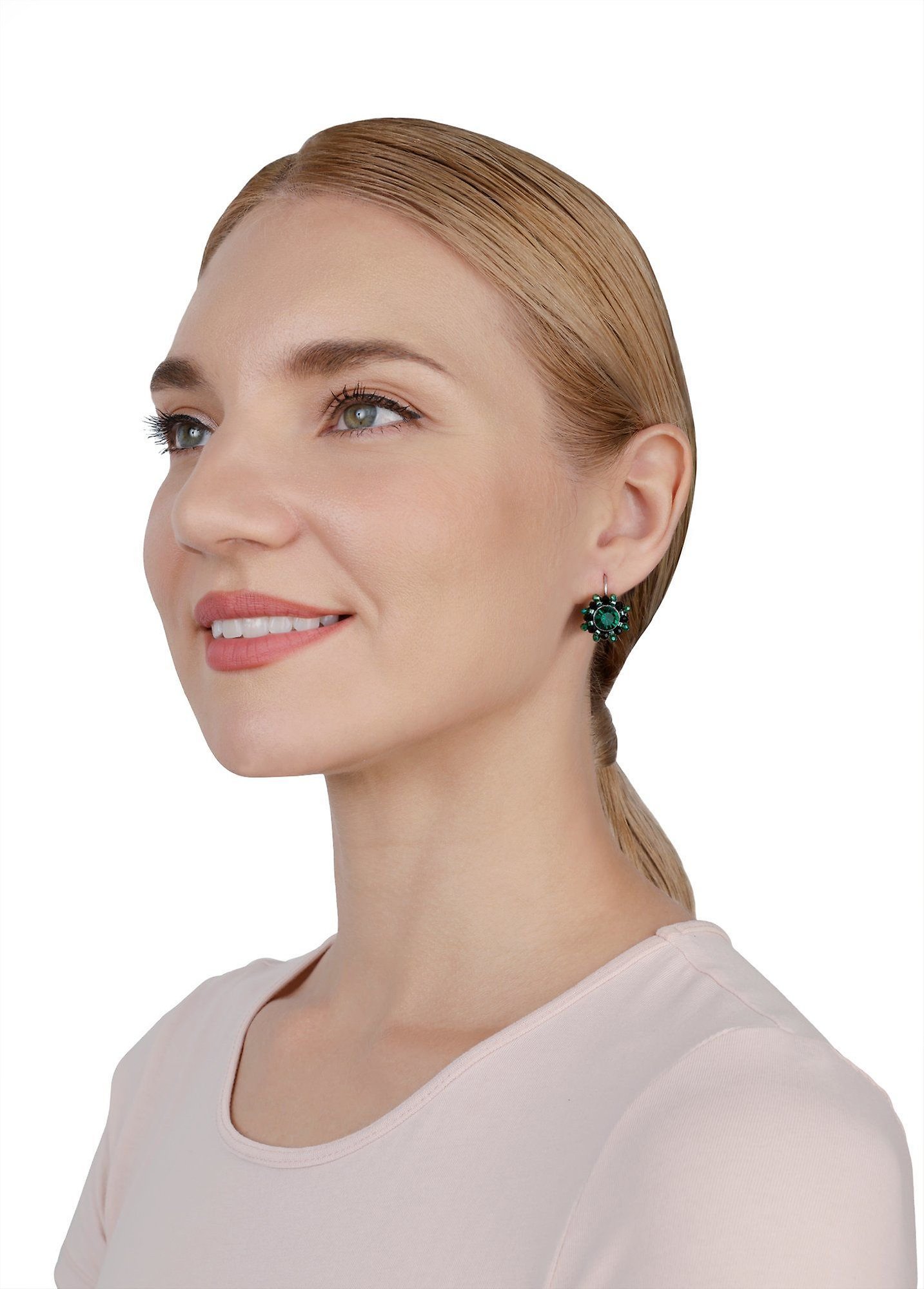 image for Earring Eurowire Soft Temptations Black / Green  