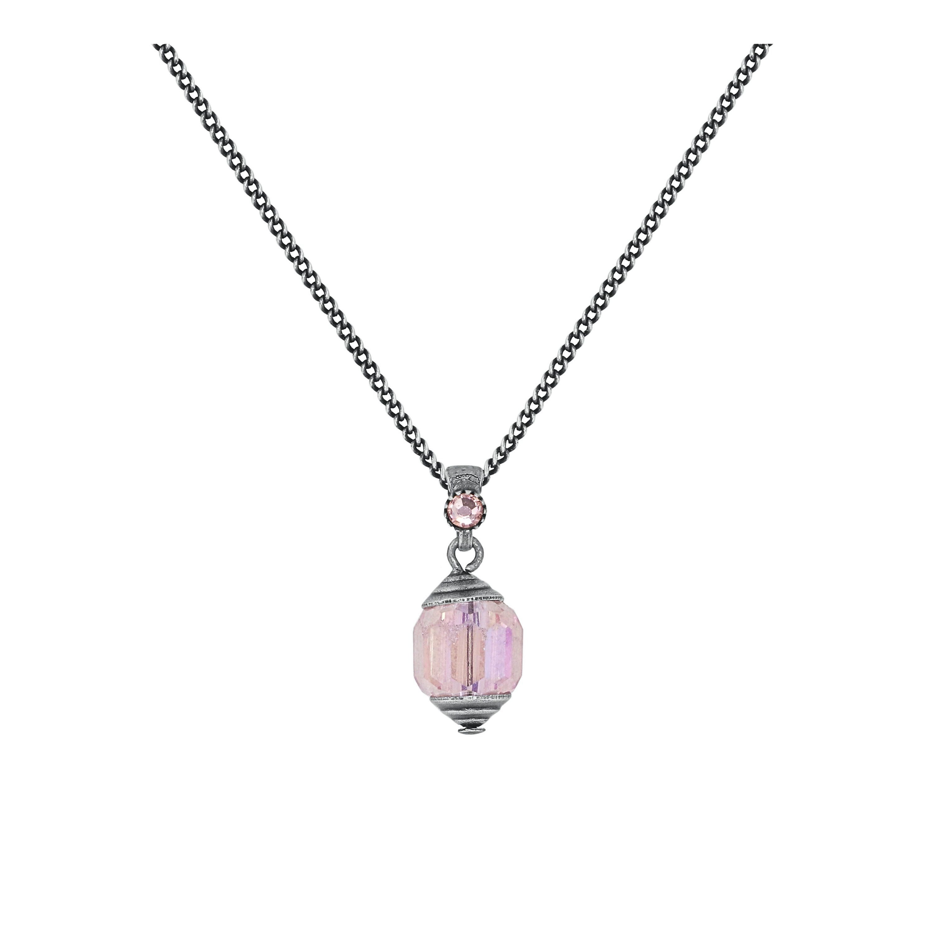 Bild für Halskette mit Anhänger Crystal Snake Pink  