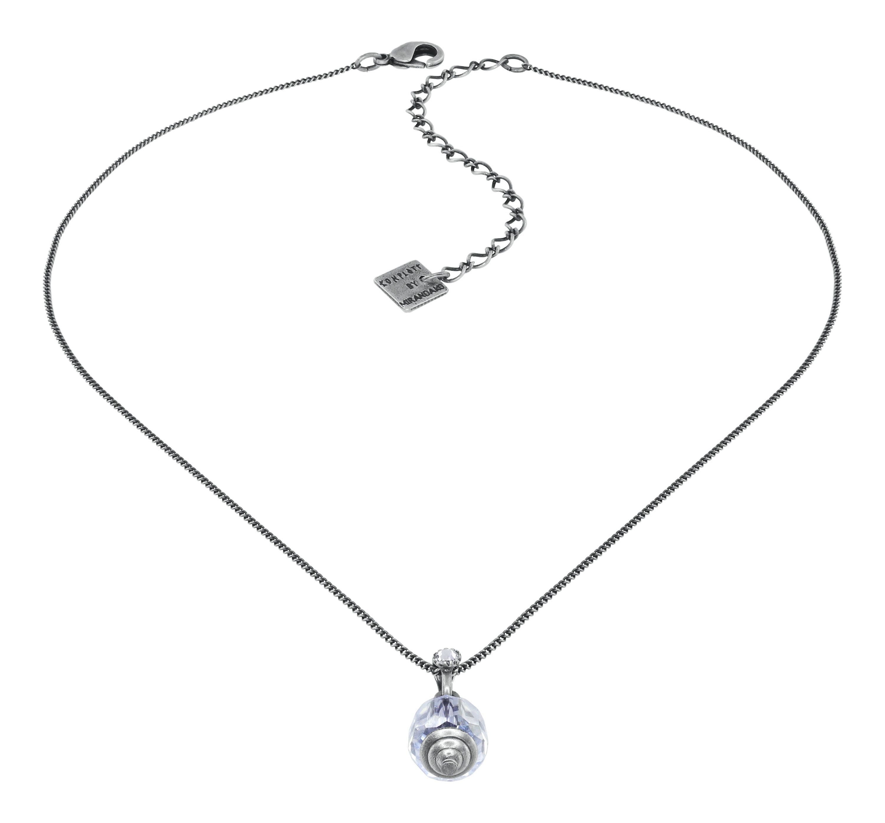 image pour Collier pendant Crystal Snake Blanc  
