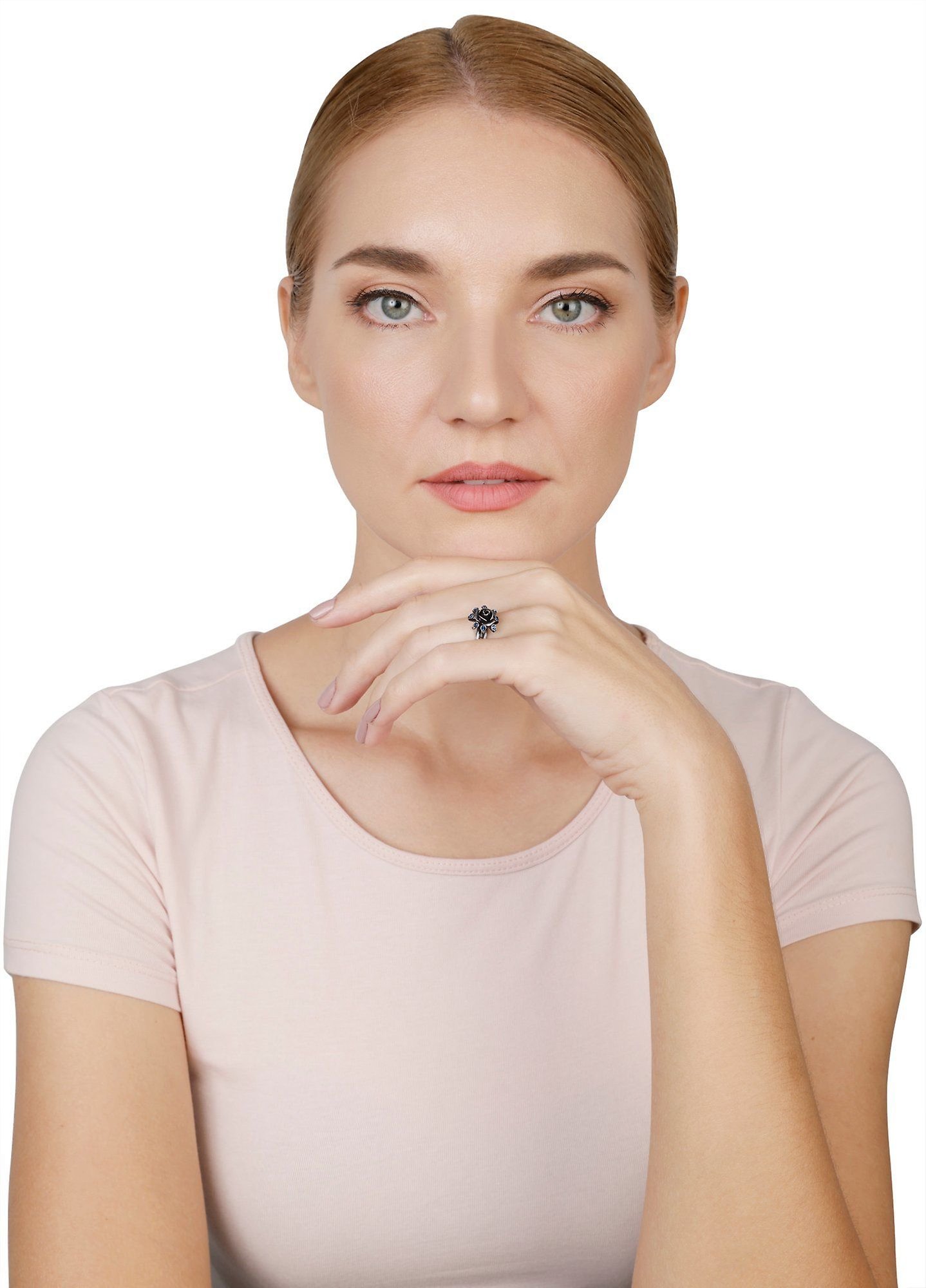 image for Ring Soft Temptations Black / Blue  