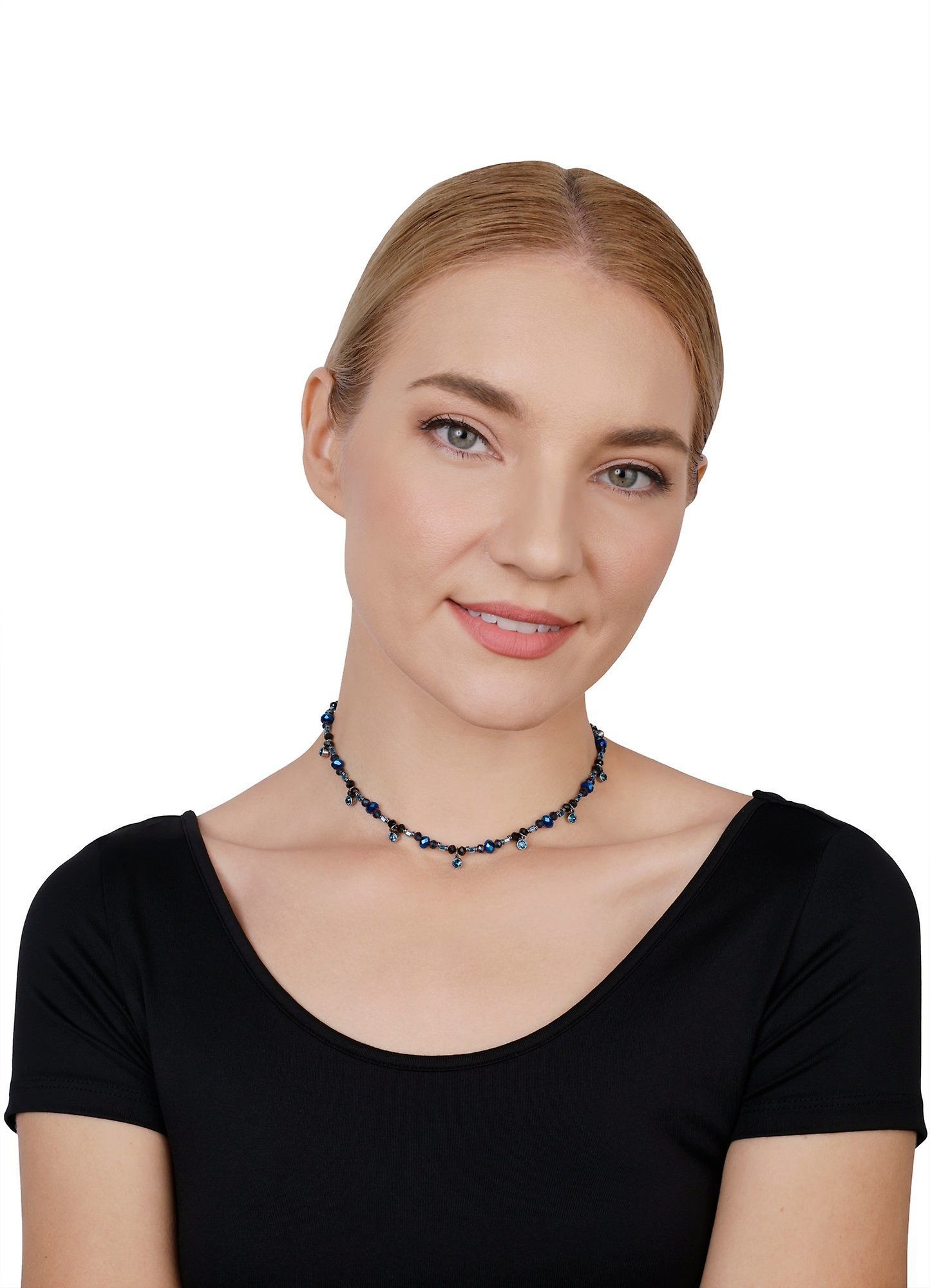 image pour Collier Soft Temptations Noir / Bleu  