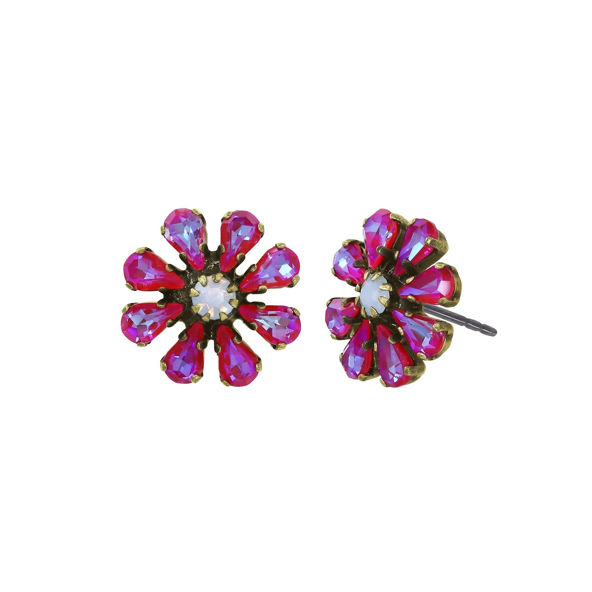 image for Earring Stud Twisted Blossom Multi  size S