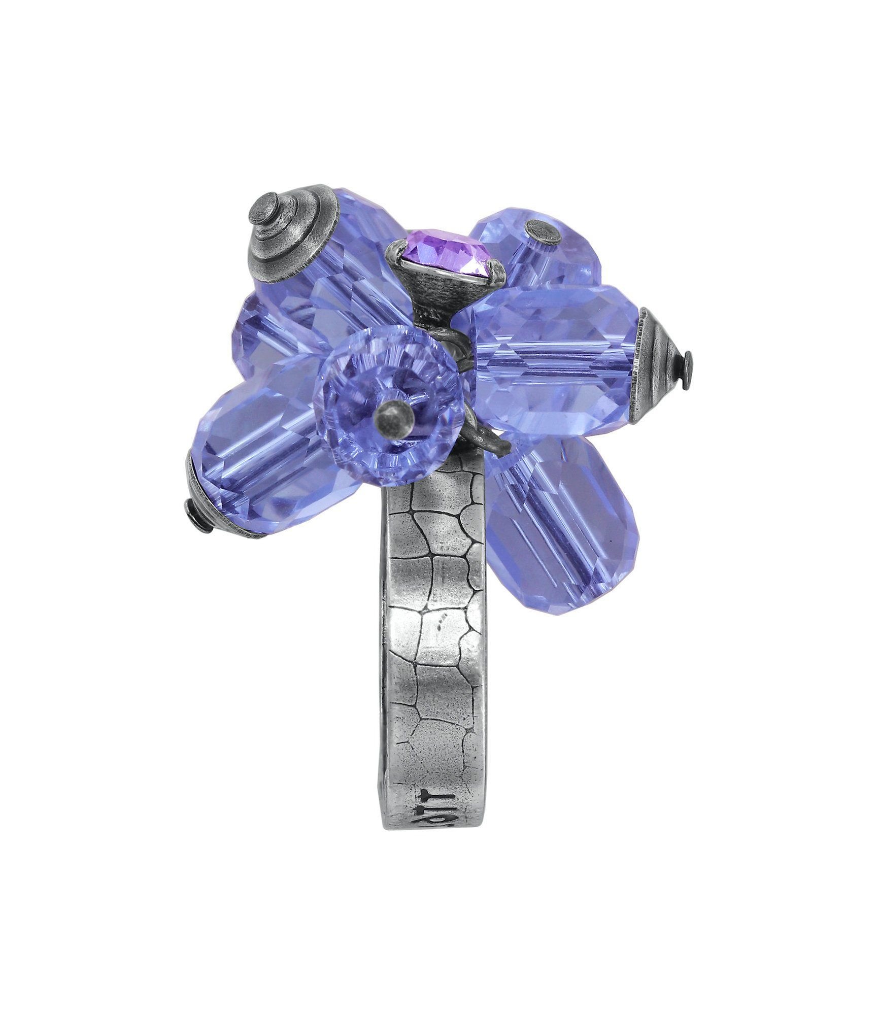 image for Ring Crystal Snake Blue / Lila  