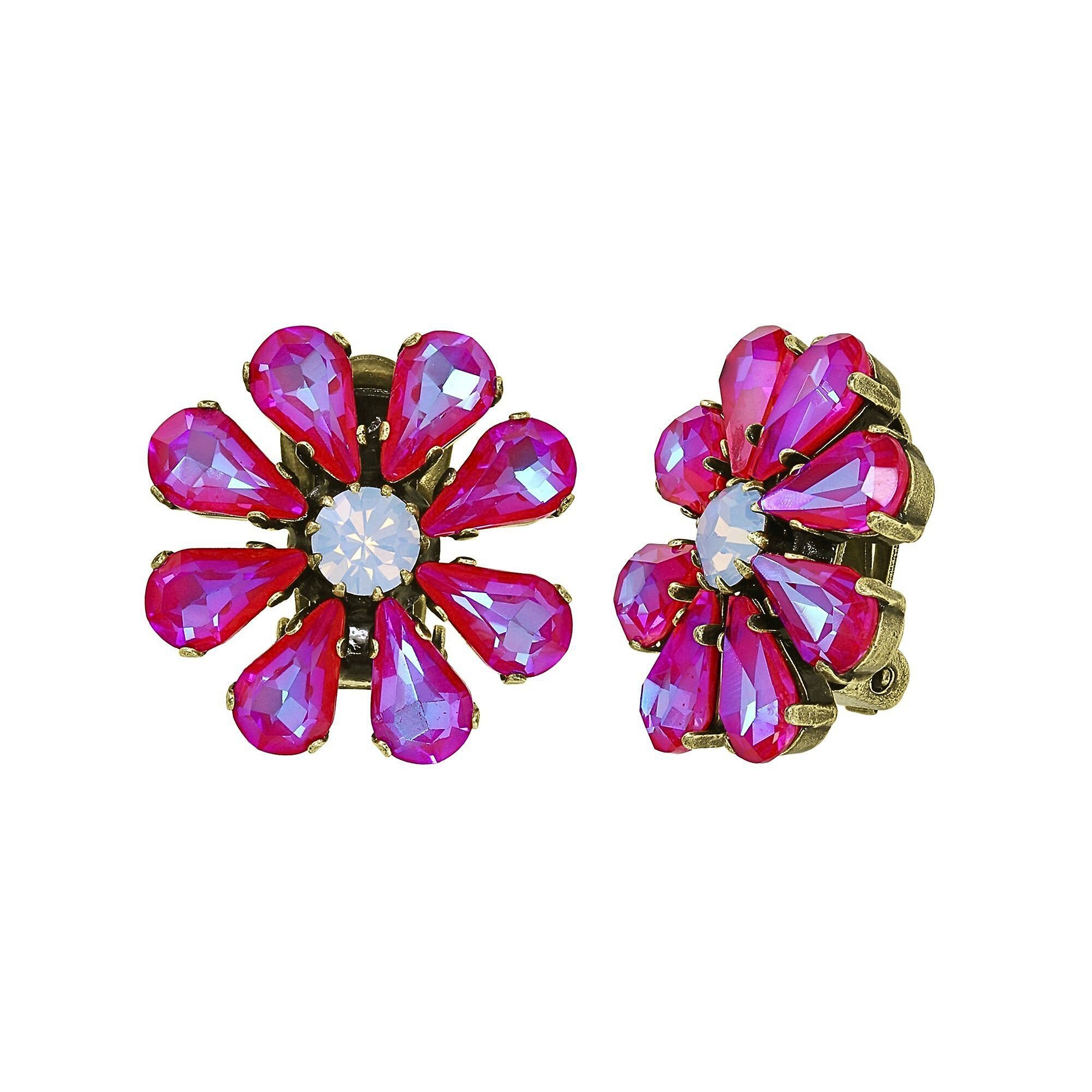 image for Earring Clip Twisted Blossom Multi  size L