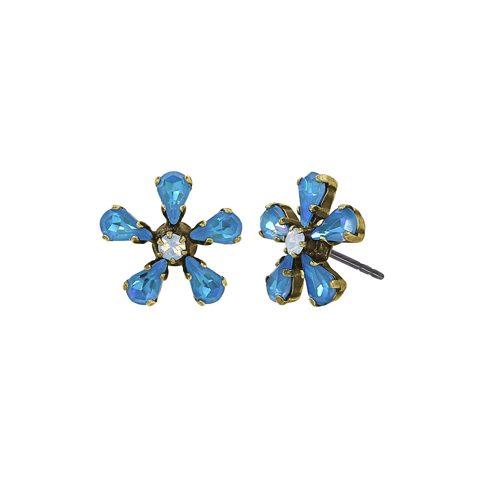 image for Earring Stud Twisted Blossom Multi  size XS
