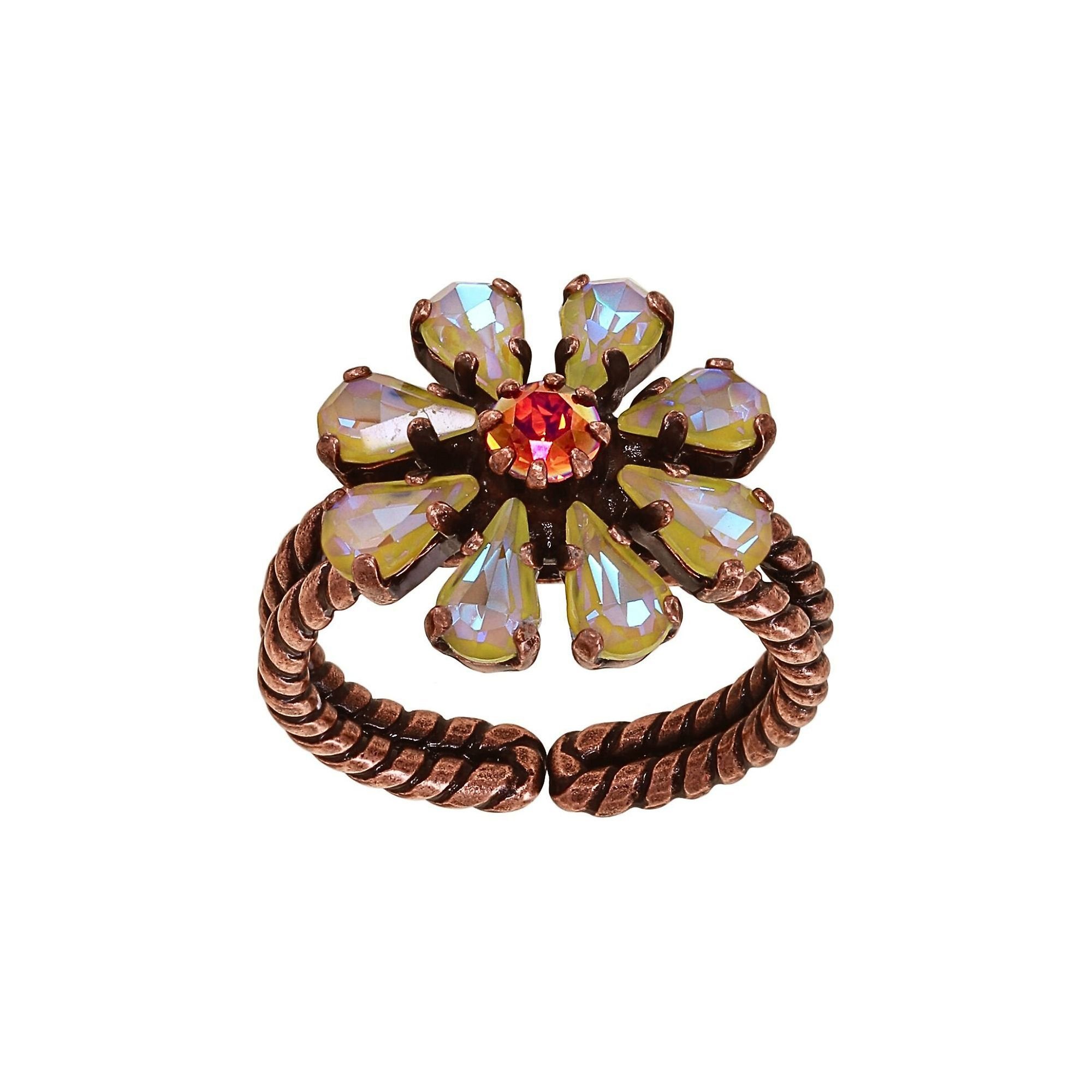 image for Ring Twisted Blossom pink/yellow  size S